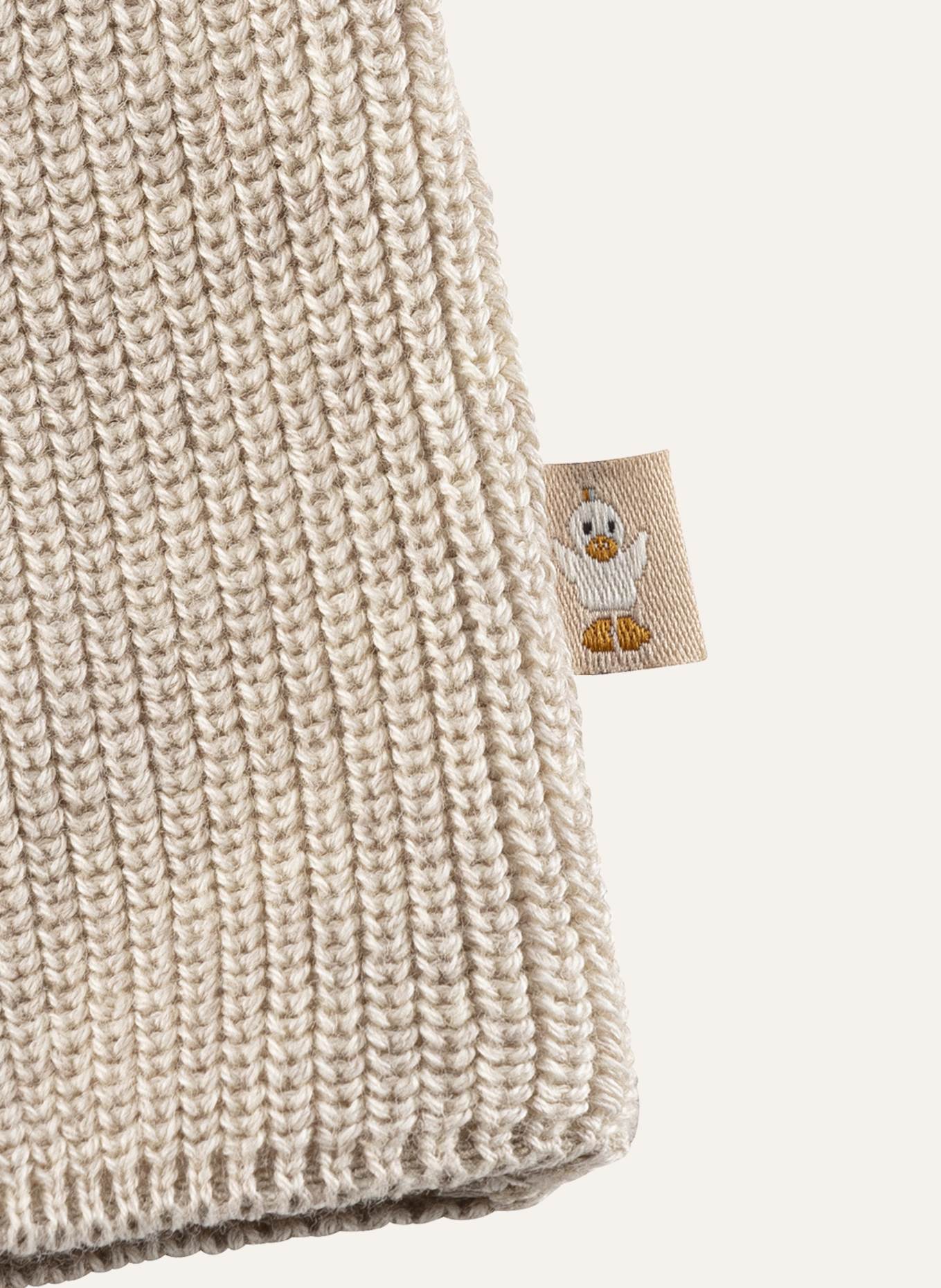 Sterntaler Strickoverall: HELLBRAUN