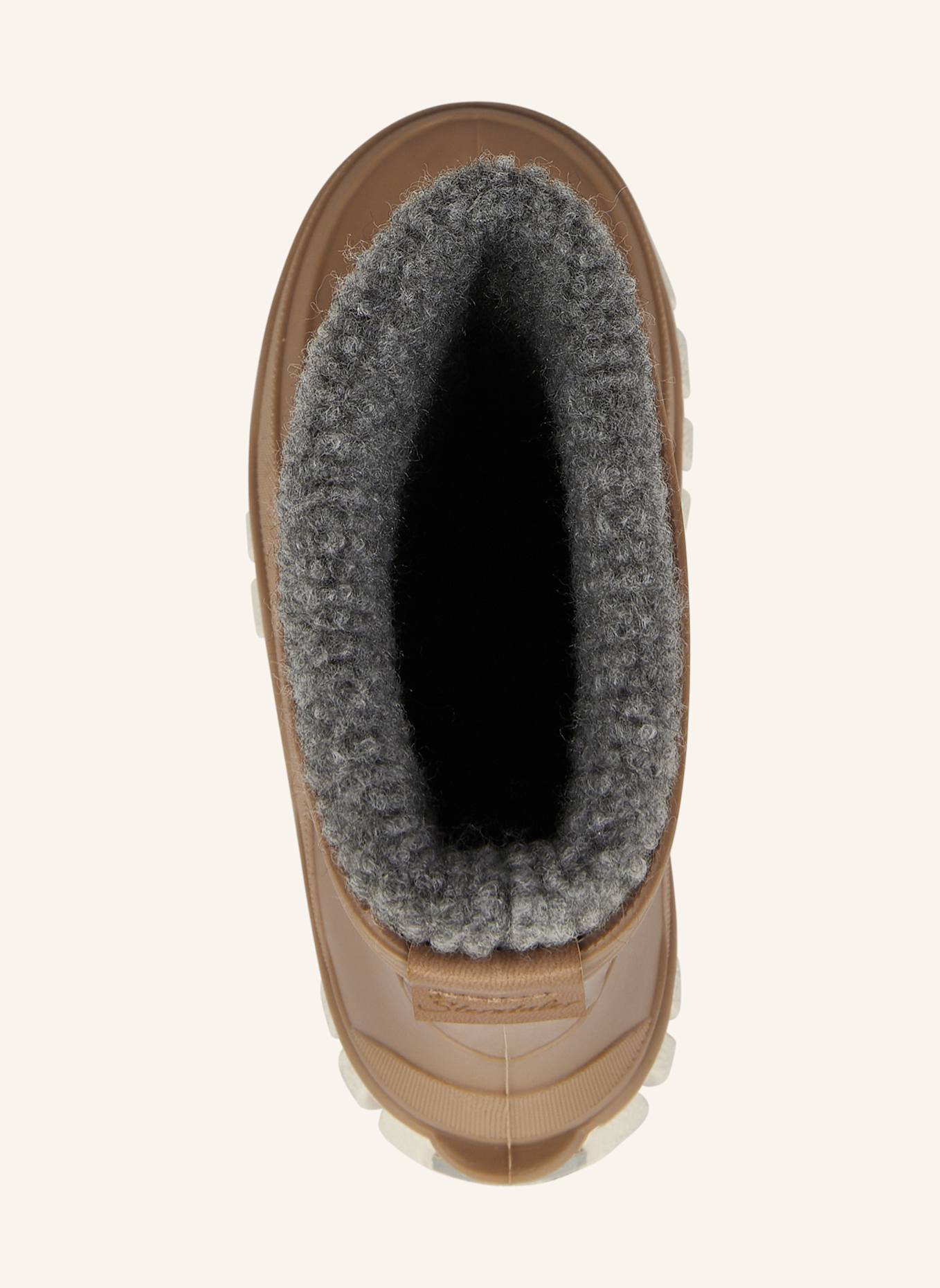 Sterntaler Gummistiefel uni gefüttert: BRAUN