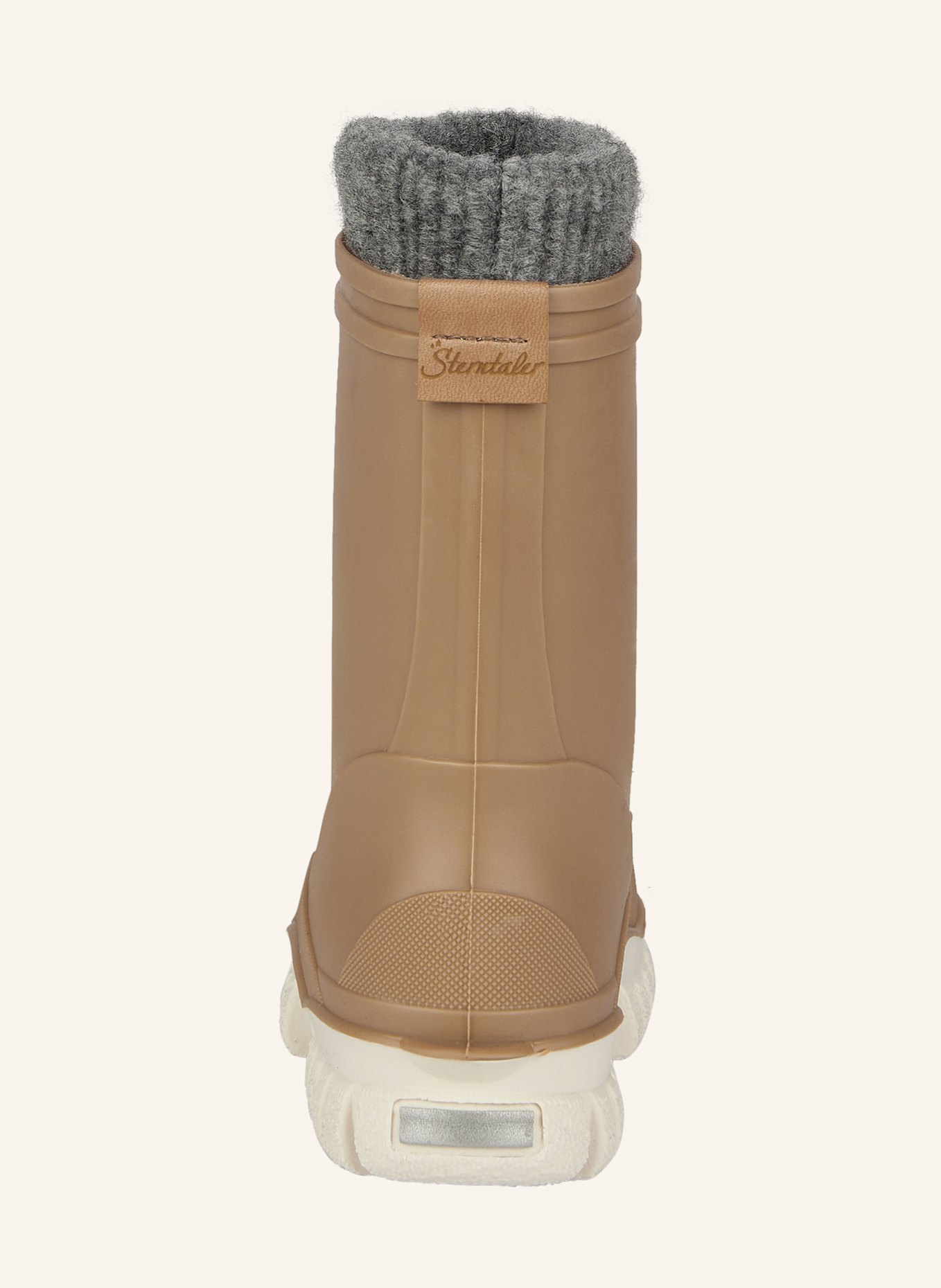 Sterntaler Gummistiefel uni gefüttert: BRAUN