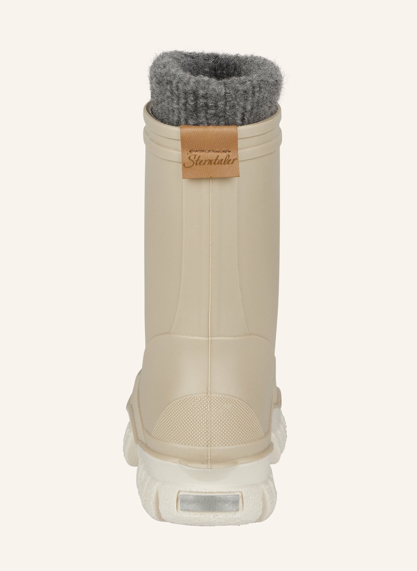 Sterntaler Gummistiefel uni gefüttert: BEIGE