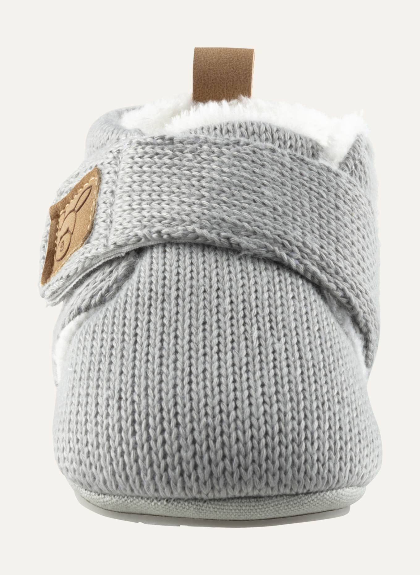 Sterntaler Babykrabbelschuh Strick: BLAUGRAU