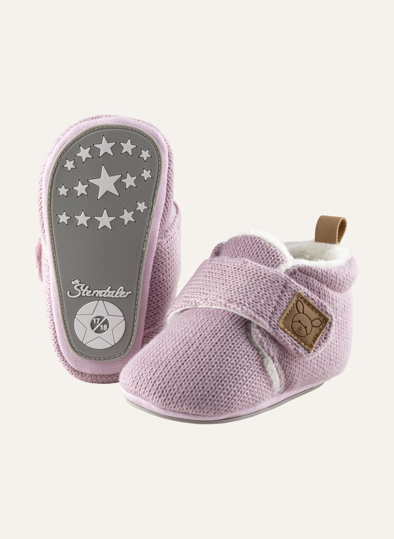 Sterntaler Babykrabbelschuh Strick: PINK
