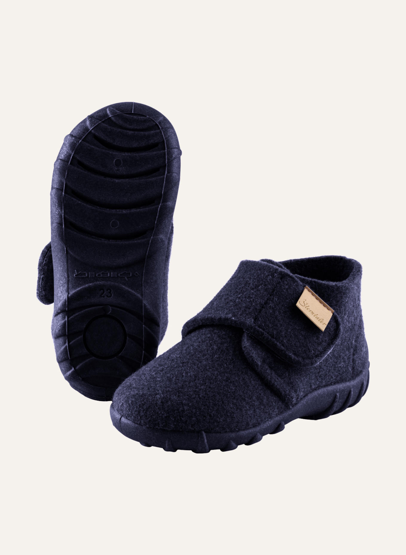 Sterntaler Hausschuh UNI: BLAU