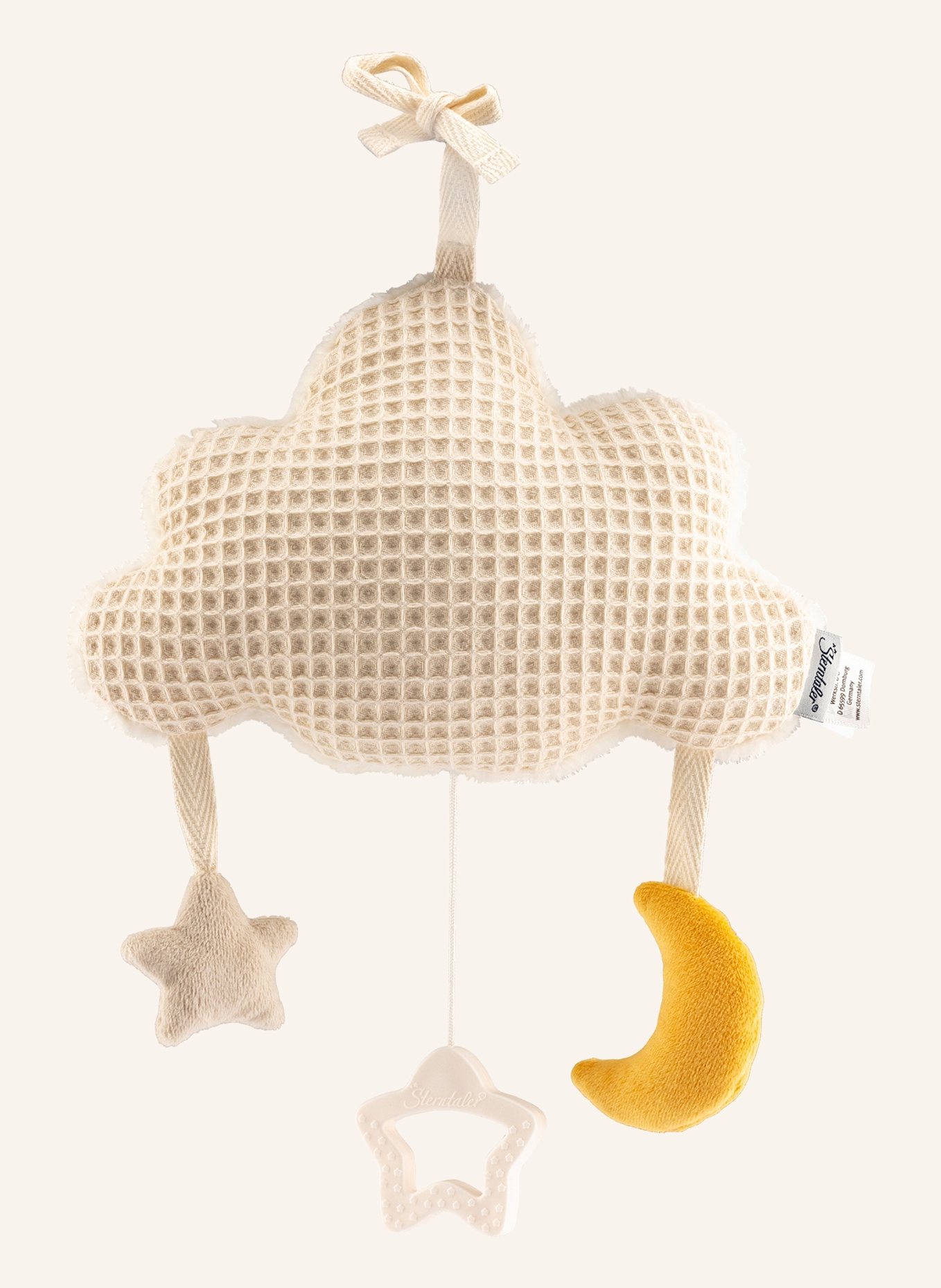 Sterntaler Spieluhr groß Wolke: BEIGE