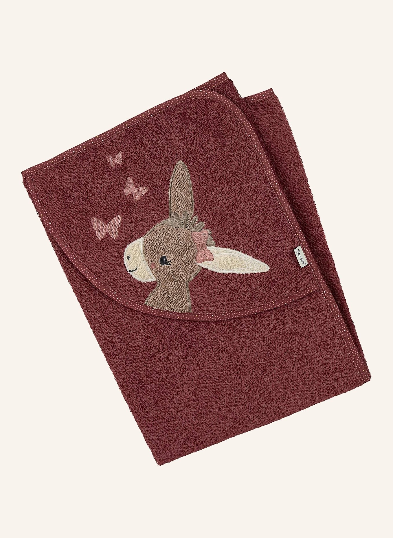 Sterntaler Kapuzenbadetuch 80 x 80 cm Emmily: ROT