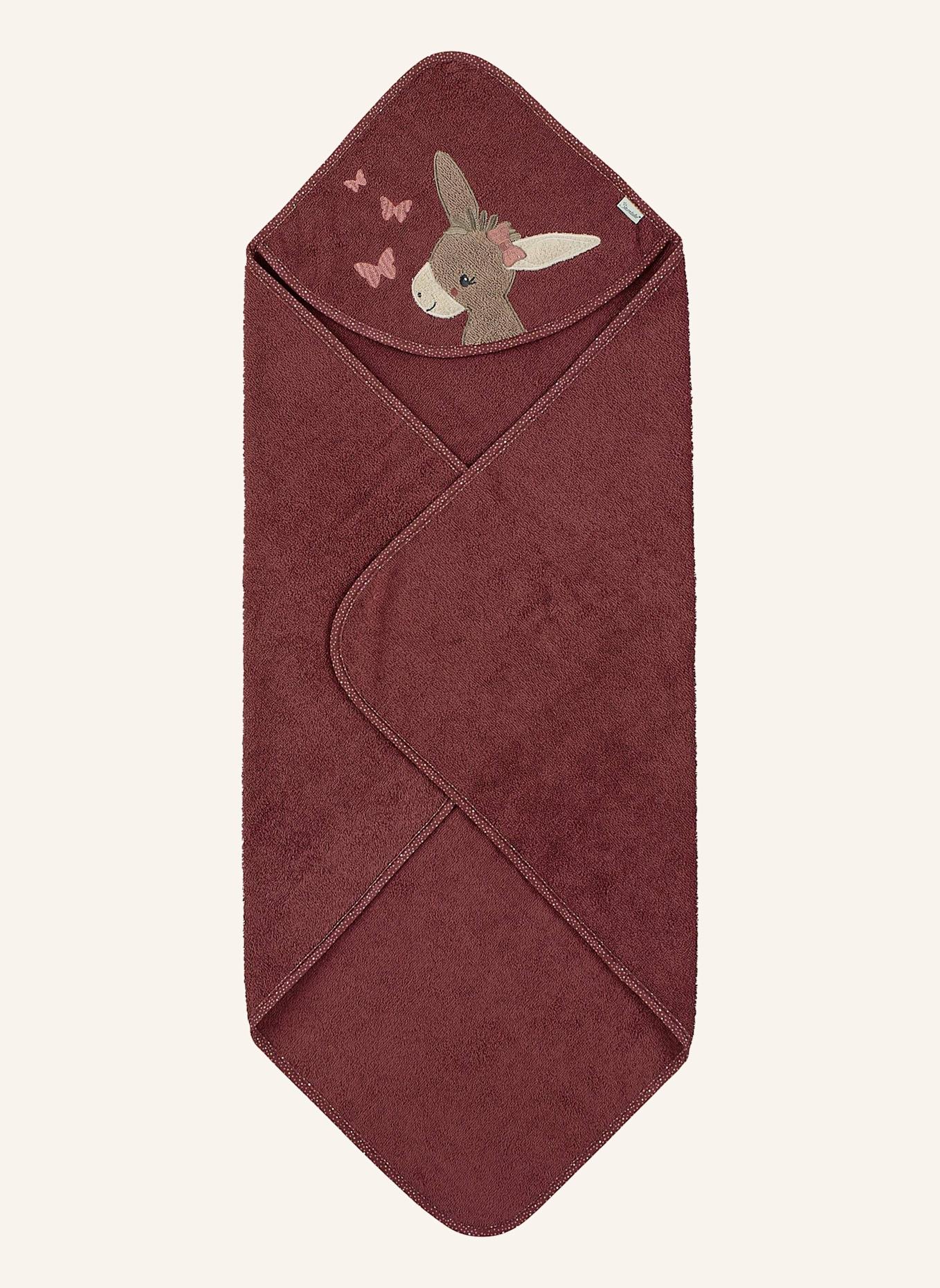 Sterntaler Kapuzenbadetuch 80 x 80 cm Emmily: ROT