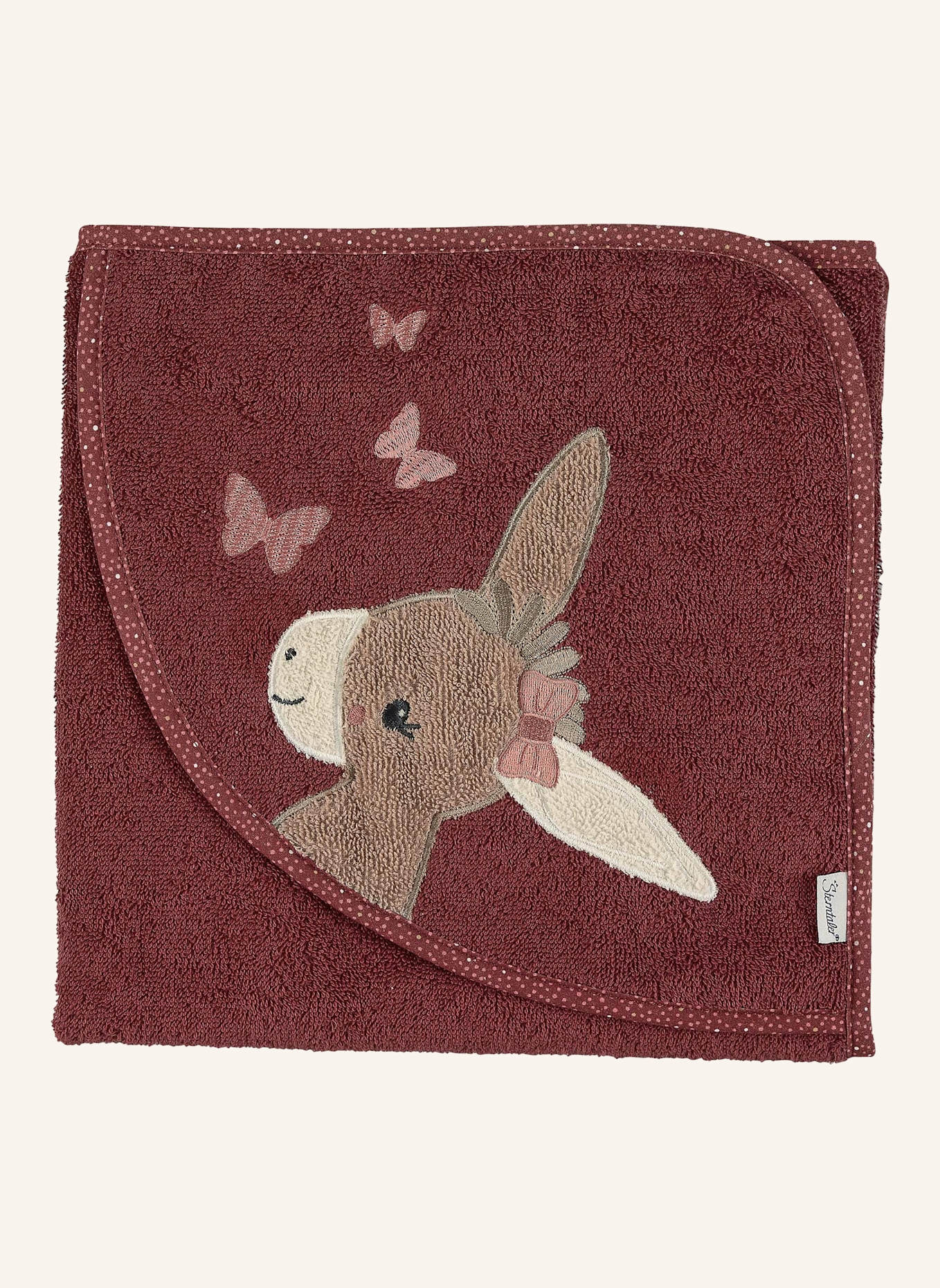 Sterntaler Kapuzenbadetuch 80 x 80 cm Emmily: ROT