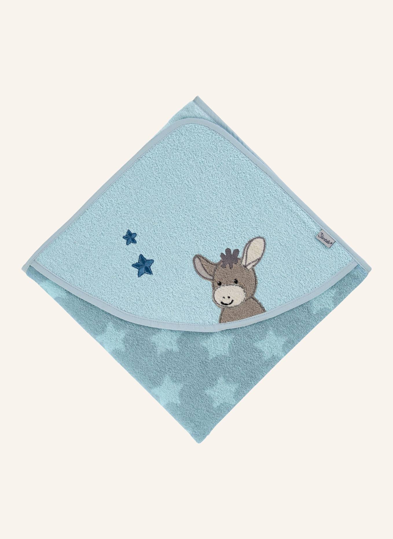 Sterntaler Kapuzenbadetuch 100 x 100 cm Emmi: BLAU