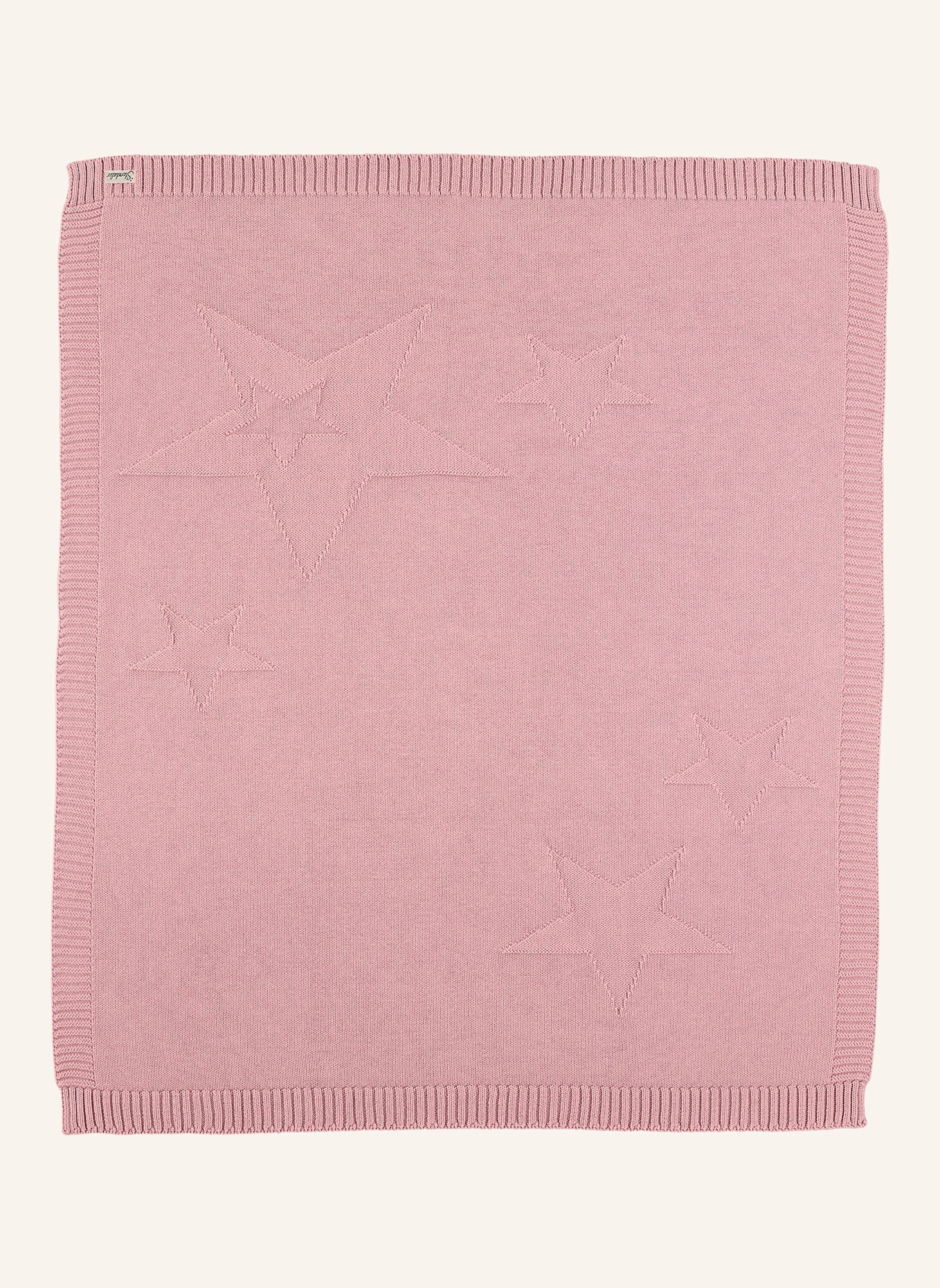 Sterntaler Strick-Schmusedecke: ROSA