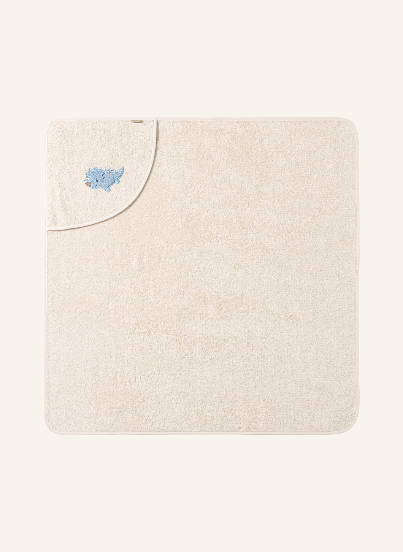 Sterntaler Kapuzenbadetuch 80x80 Rexi: BEIGE