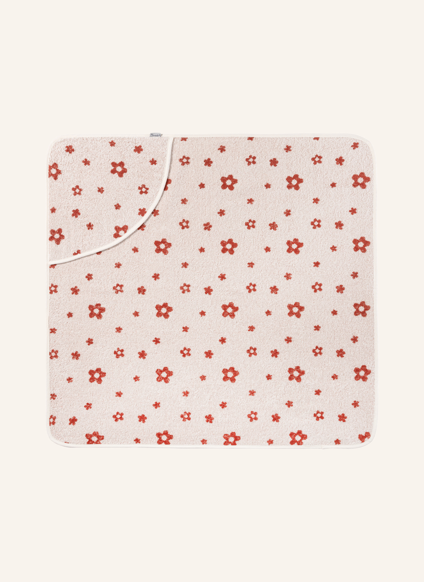 Sterntaler Kapuzenbadetuch 80x80 Sunny: BEIGE