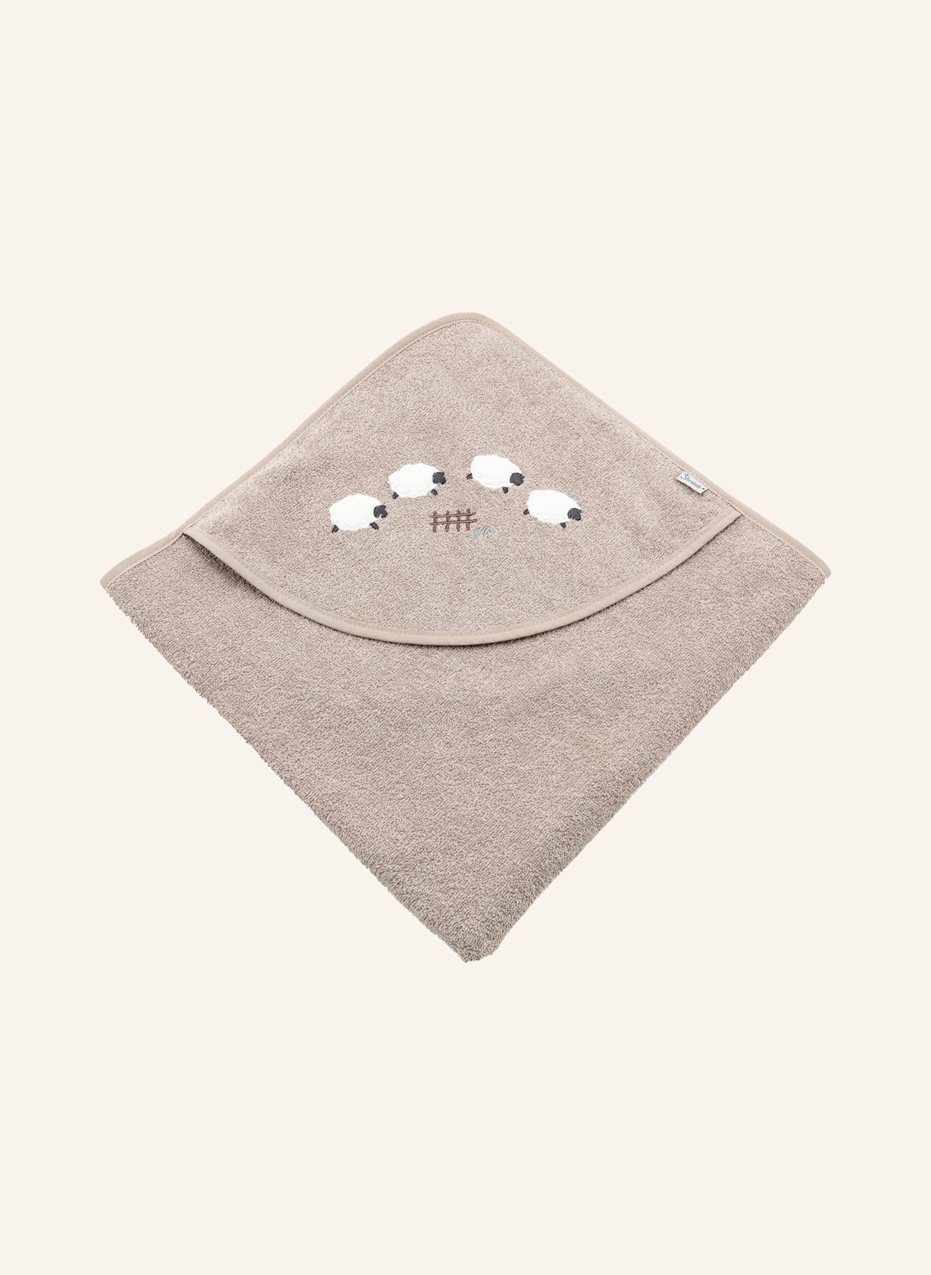 Sterntaler Kapuzenbadetuch 80x80 Flocke: BEIGE