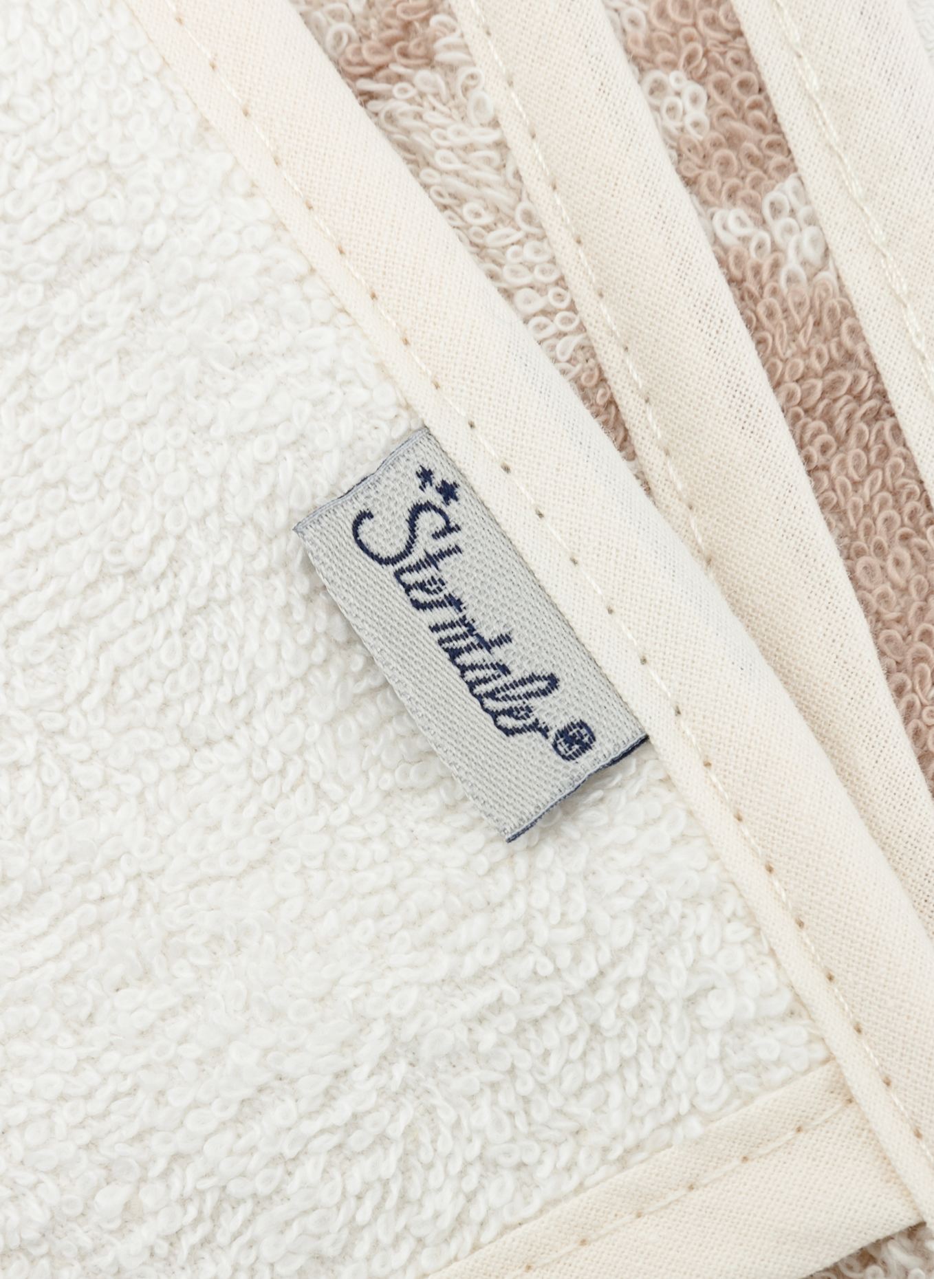 Sterntaler Kapuzenbadetuch 80x80 Lucky: BEIGE