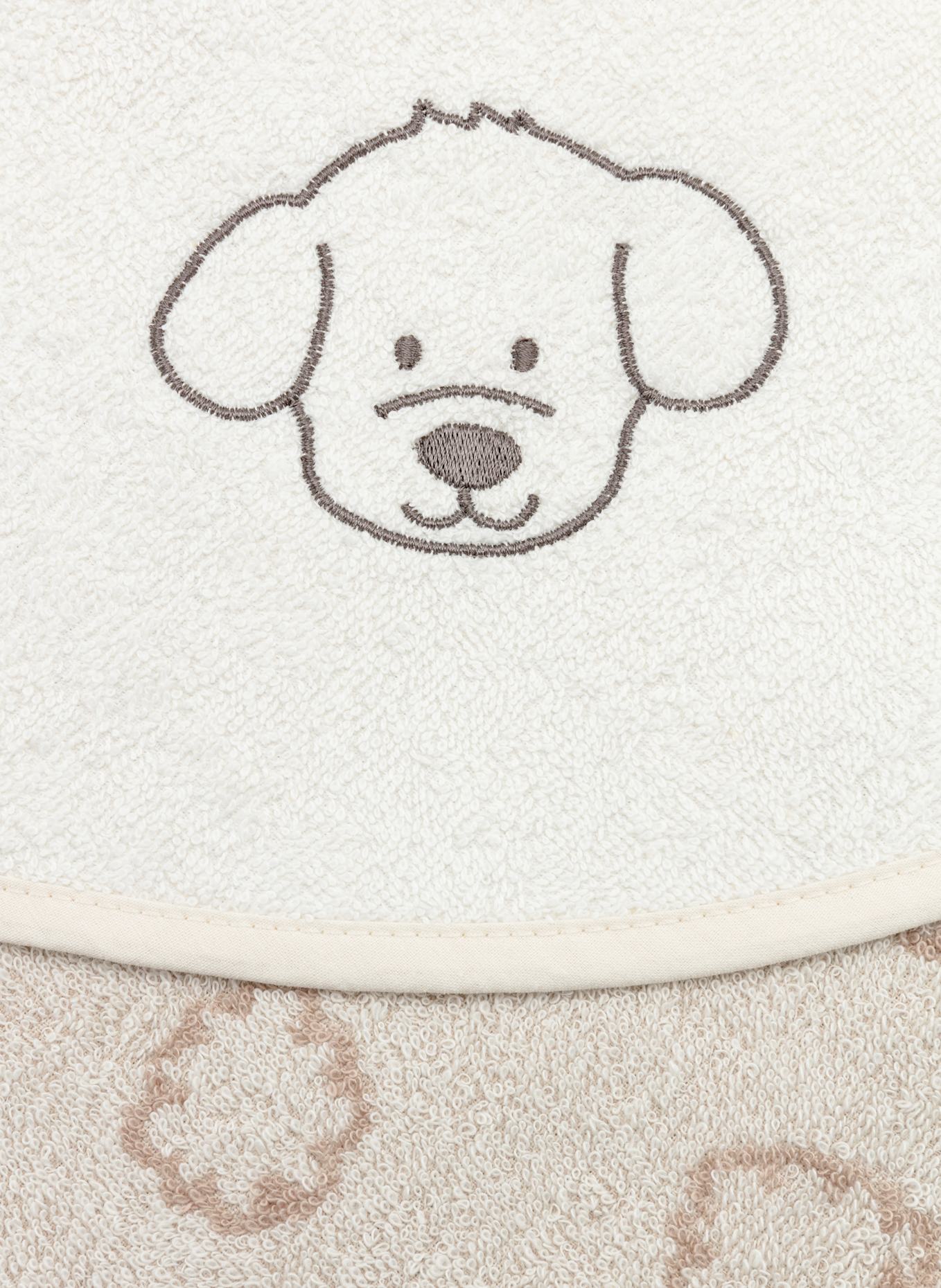 Sterntaler Kapuzenbadetuch 80x80 Lucky: BEIGE