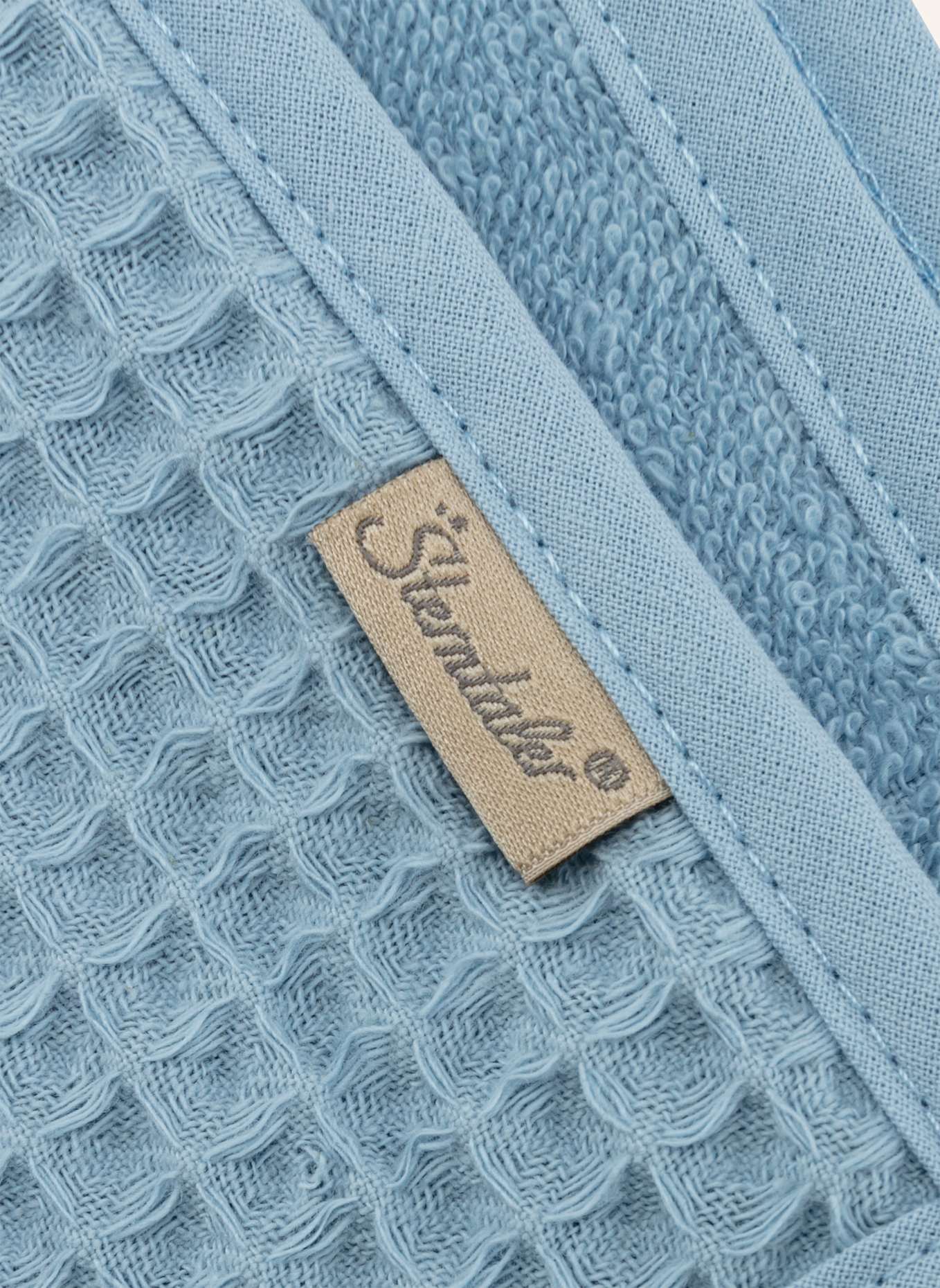 Sterntaler Kapuzenbadetuch 100x100 Rexi: BLAU