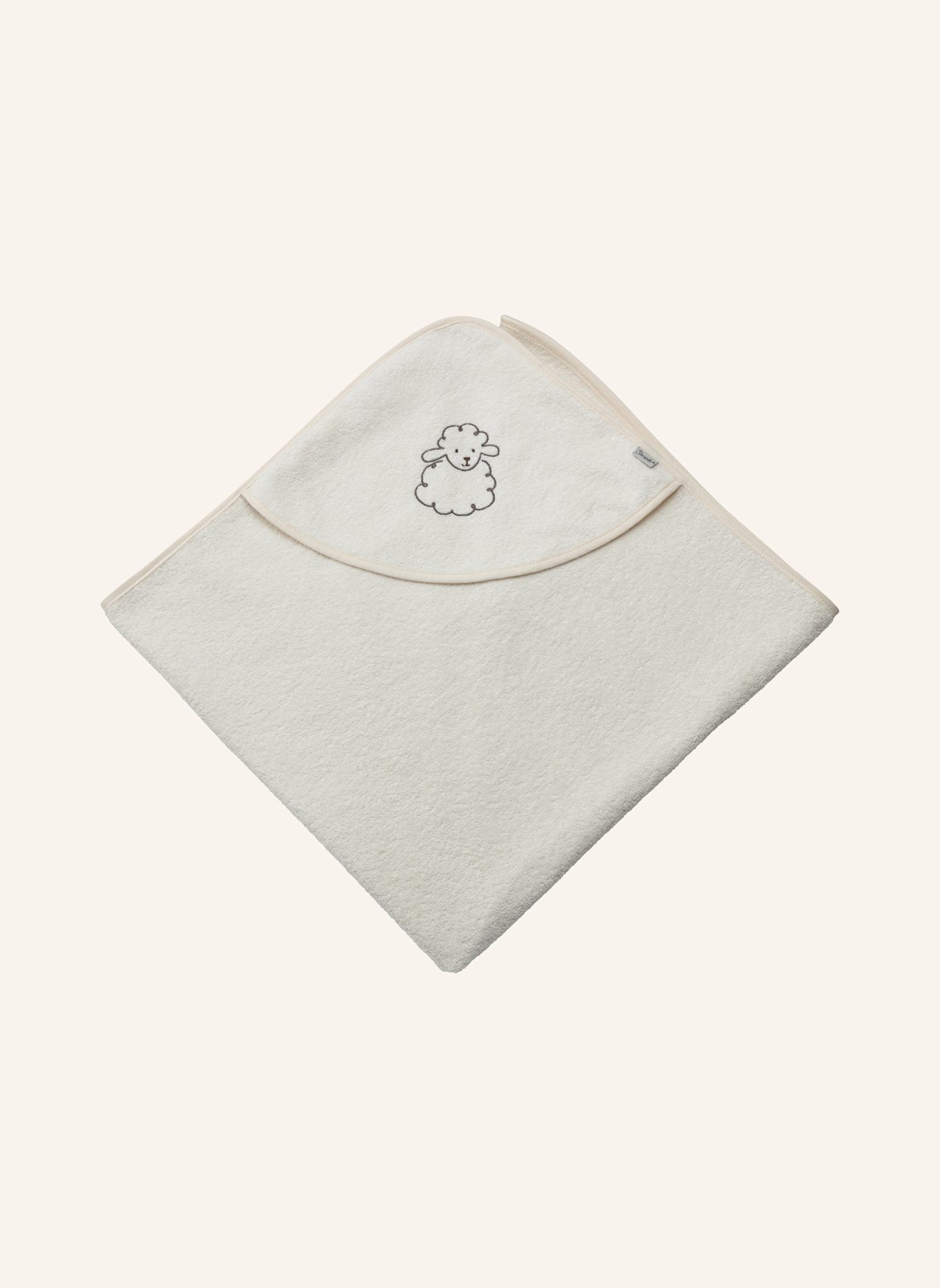 Sterntaler Kapuzenbadetuch 100x100 Flocke: BEIGE