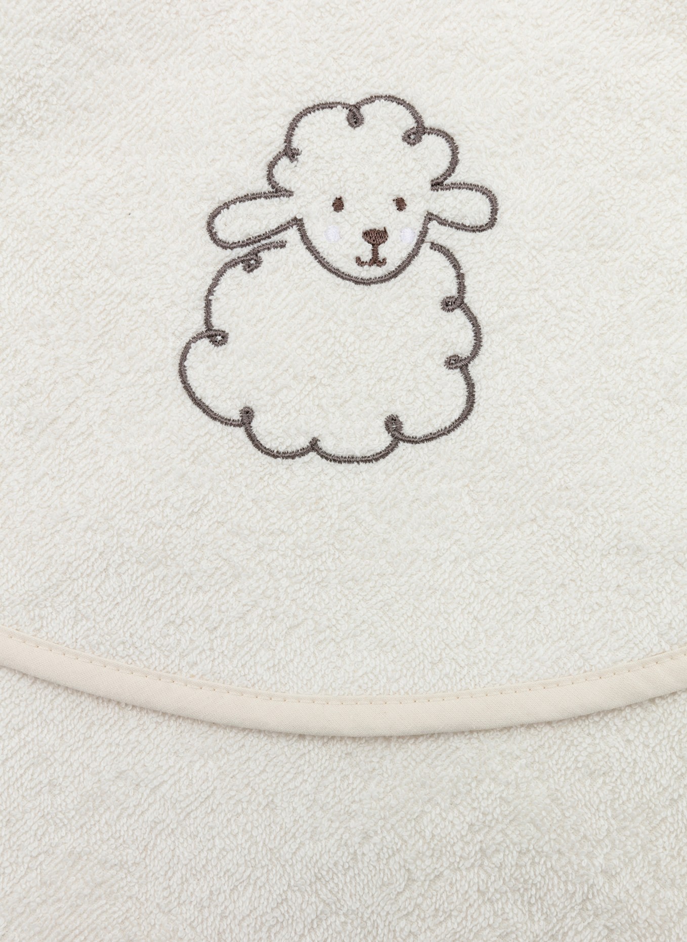 Sterntaler Kapuzenbadetuch 100x100 Flocke: BEIGE