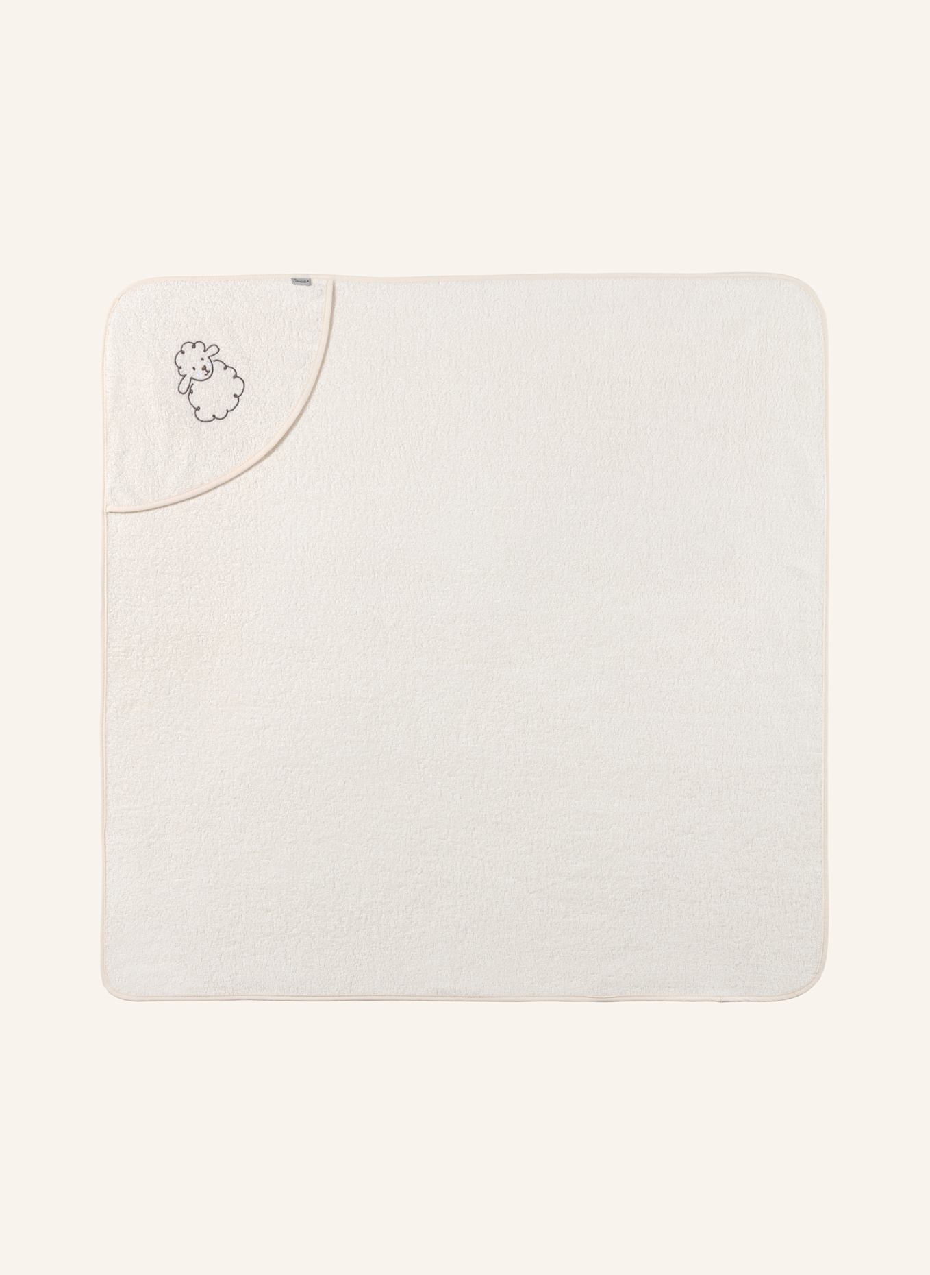 Sterntaler Kapuzenbadetuch 100x100 Flocke: BEIGE
