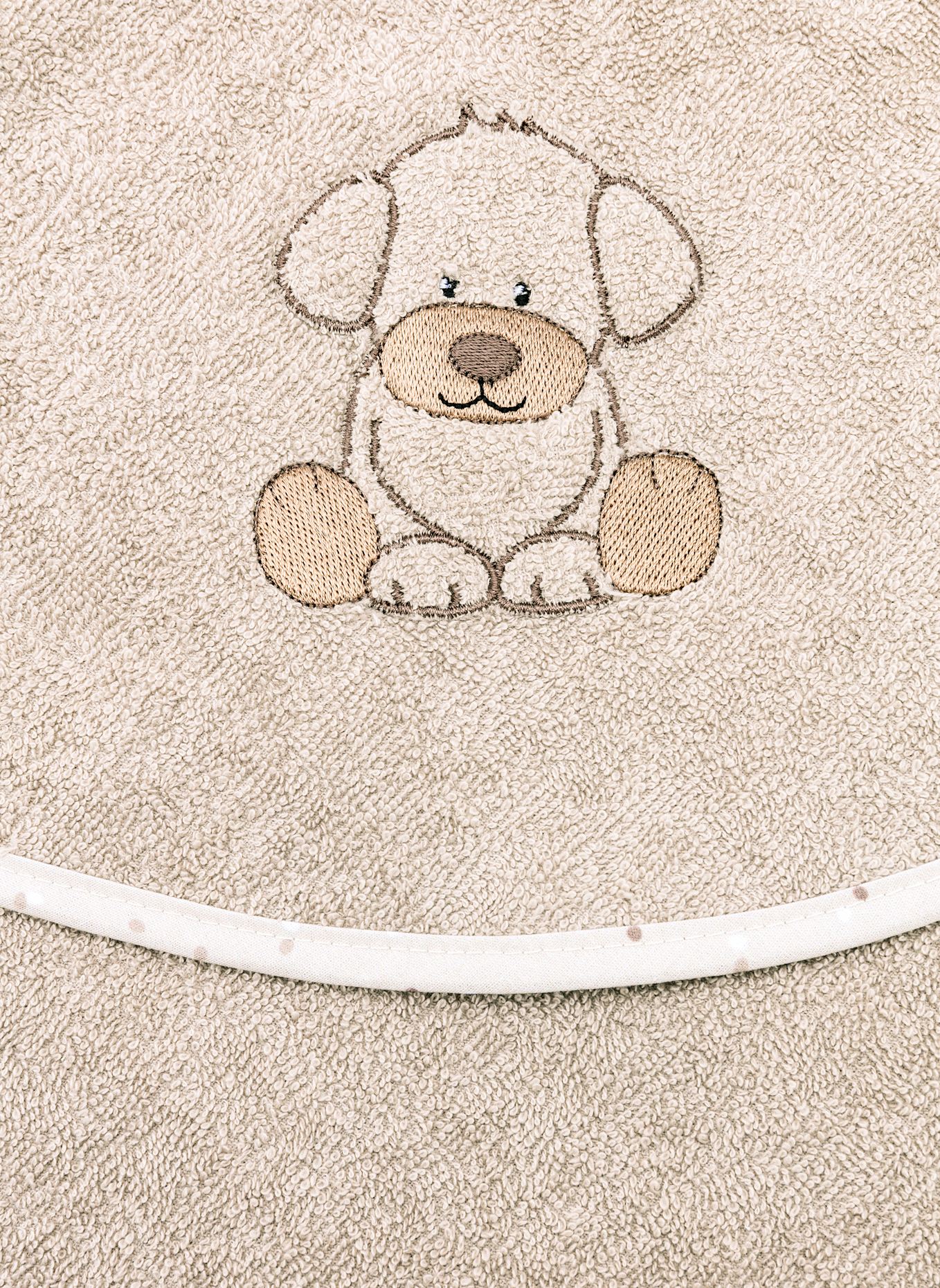 Sterntaler Kapuzenbadetuch 100x100 Lucky: BEIGE