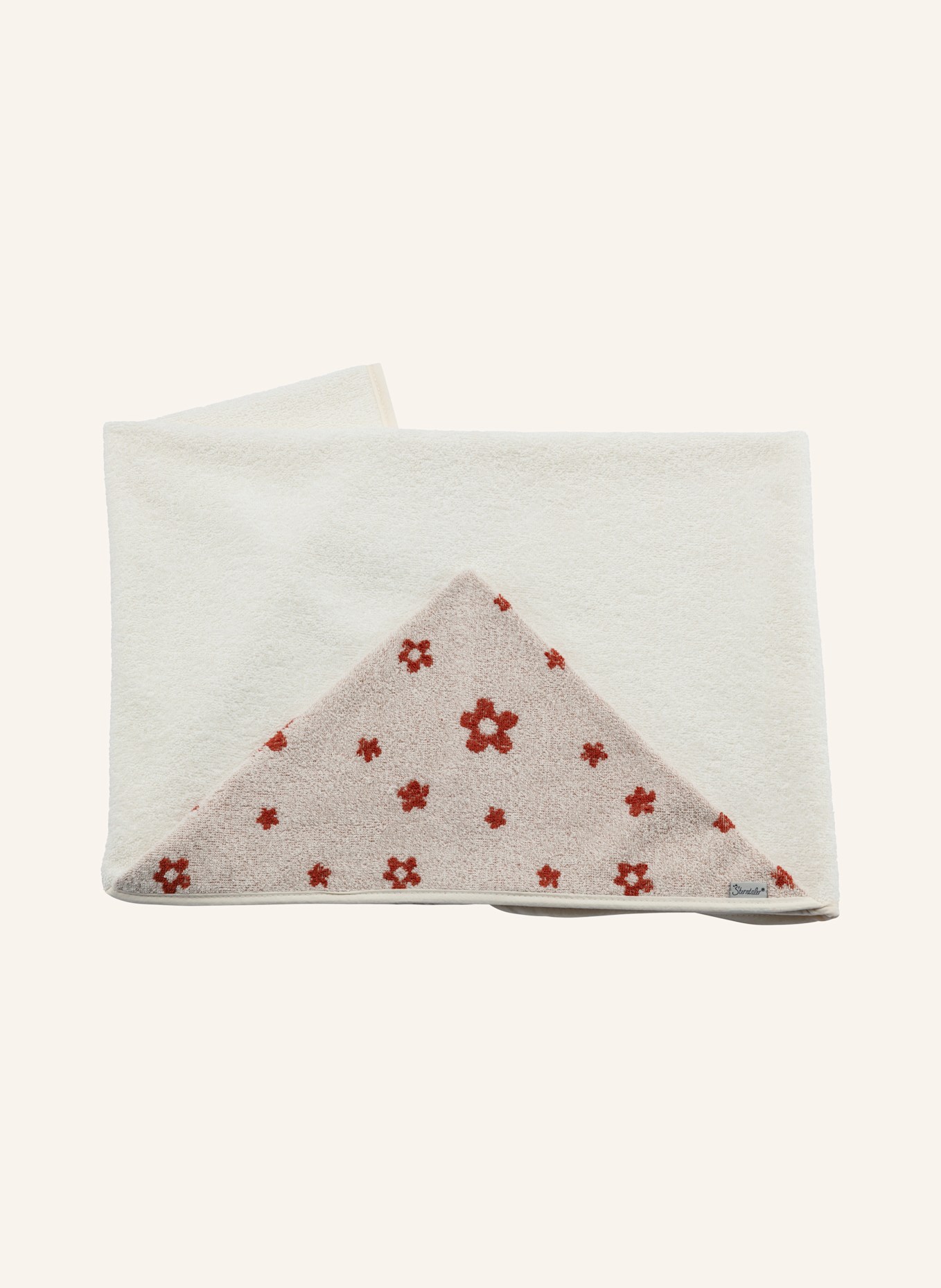 Sterntaler Kapuzenbadetuch 100x70 BAUERNHOF: BEIGE