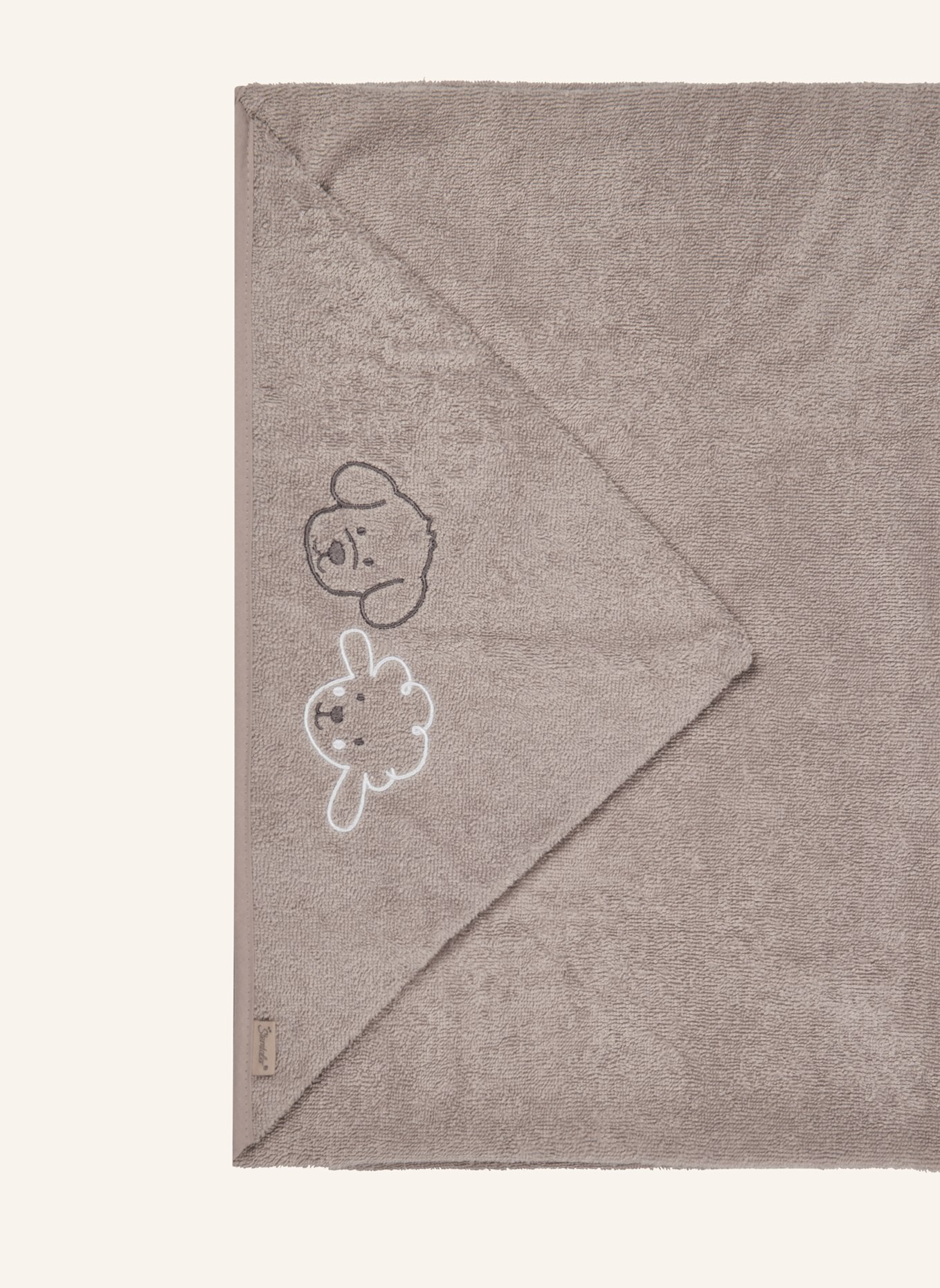 Sterntaler Kapuzenbadetuch 100x70 BAUERNHOF: BEIGE