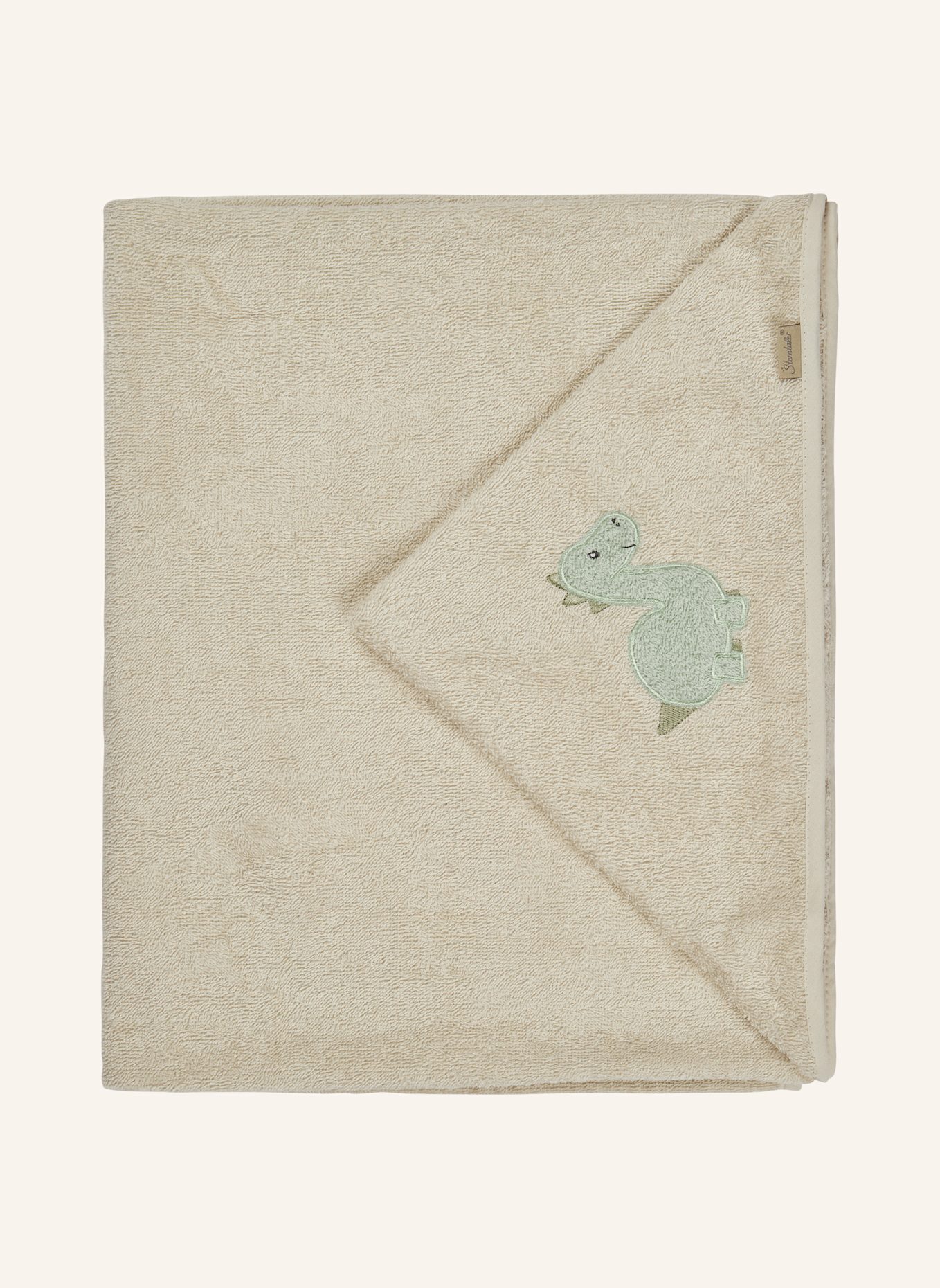Sterntaler Kapuzenbadetuch 100x70 Rexi: BEIGE