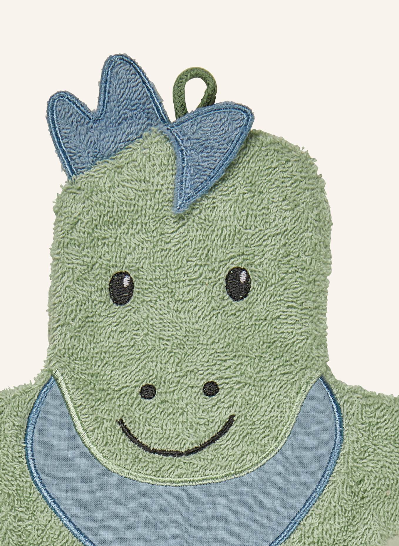 Sterntaler Waschhandschuh DINO Rexi: HELLGRÜN