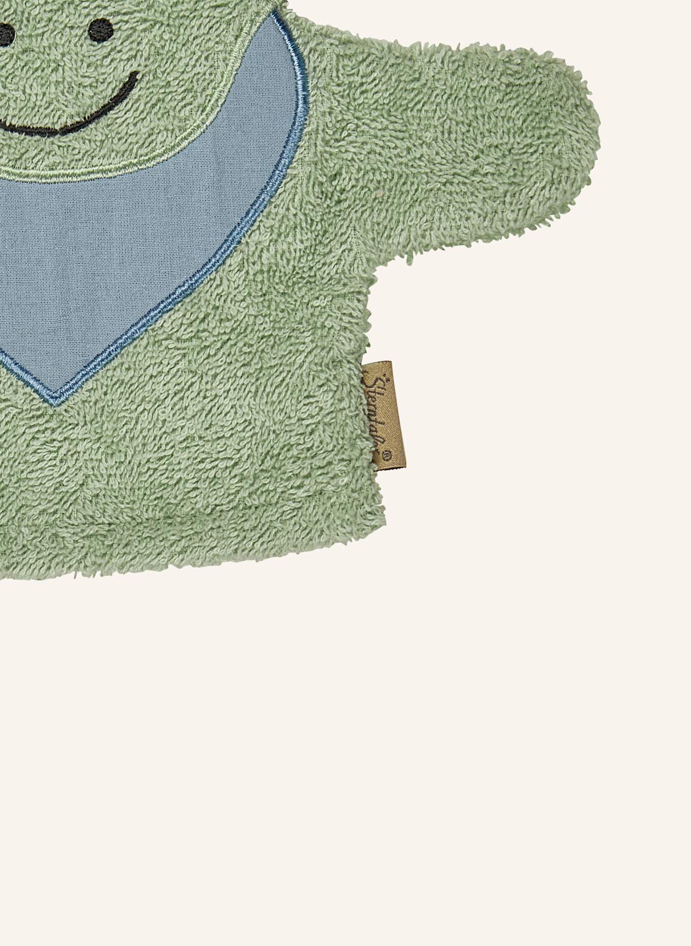 Sterntaler Waschhandschuh DINO Rexi: HELLGRÜN