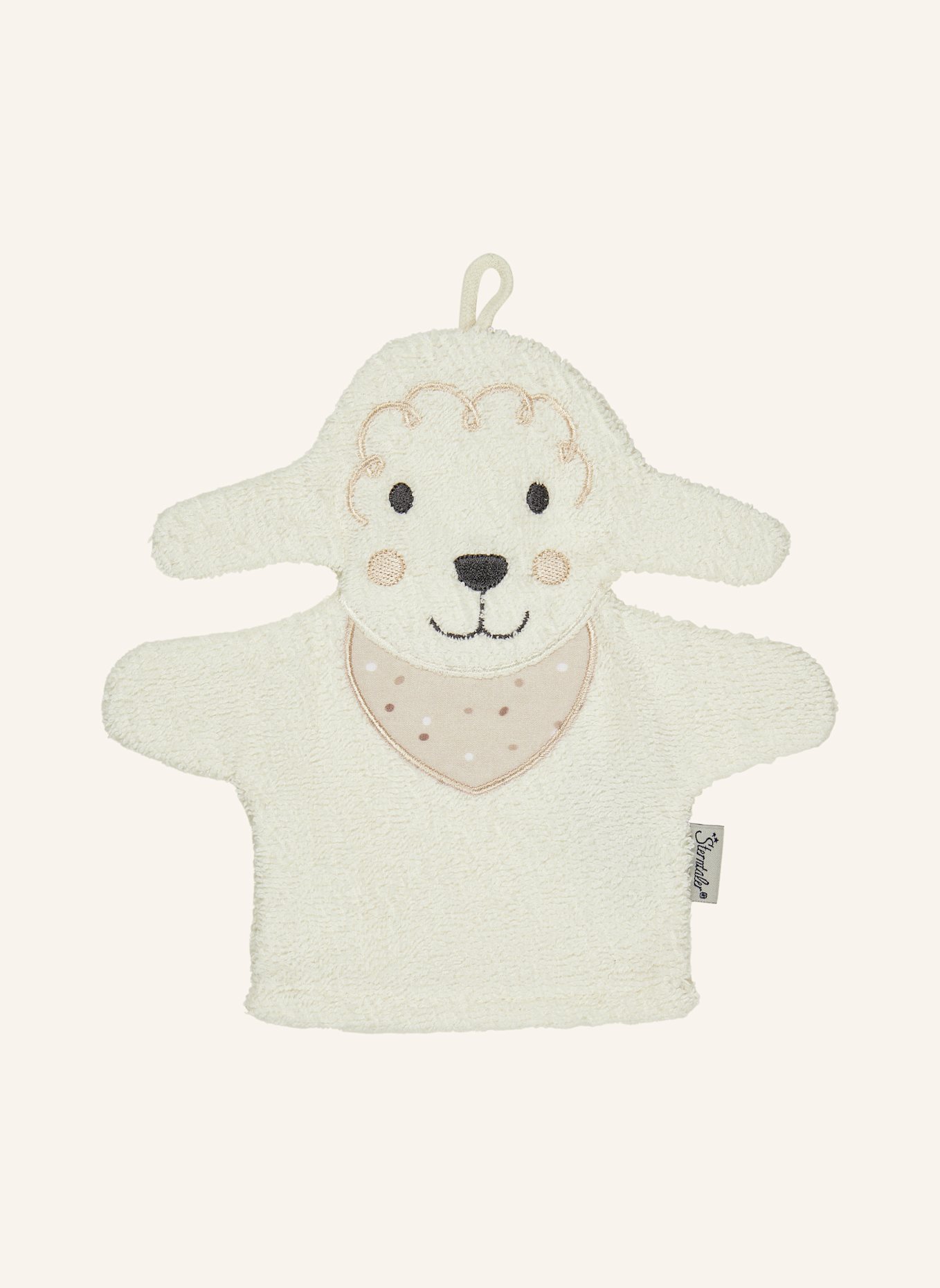 Sterntaler Waschhandschuh SCHAF Flocke: BEIGE