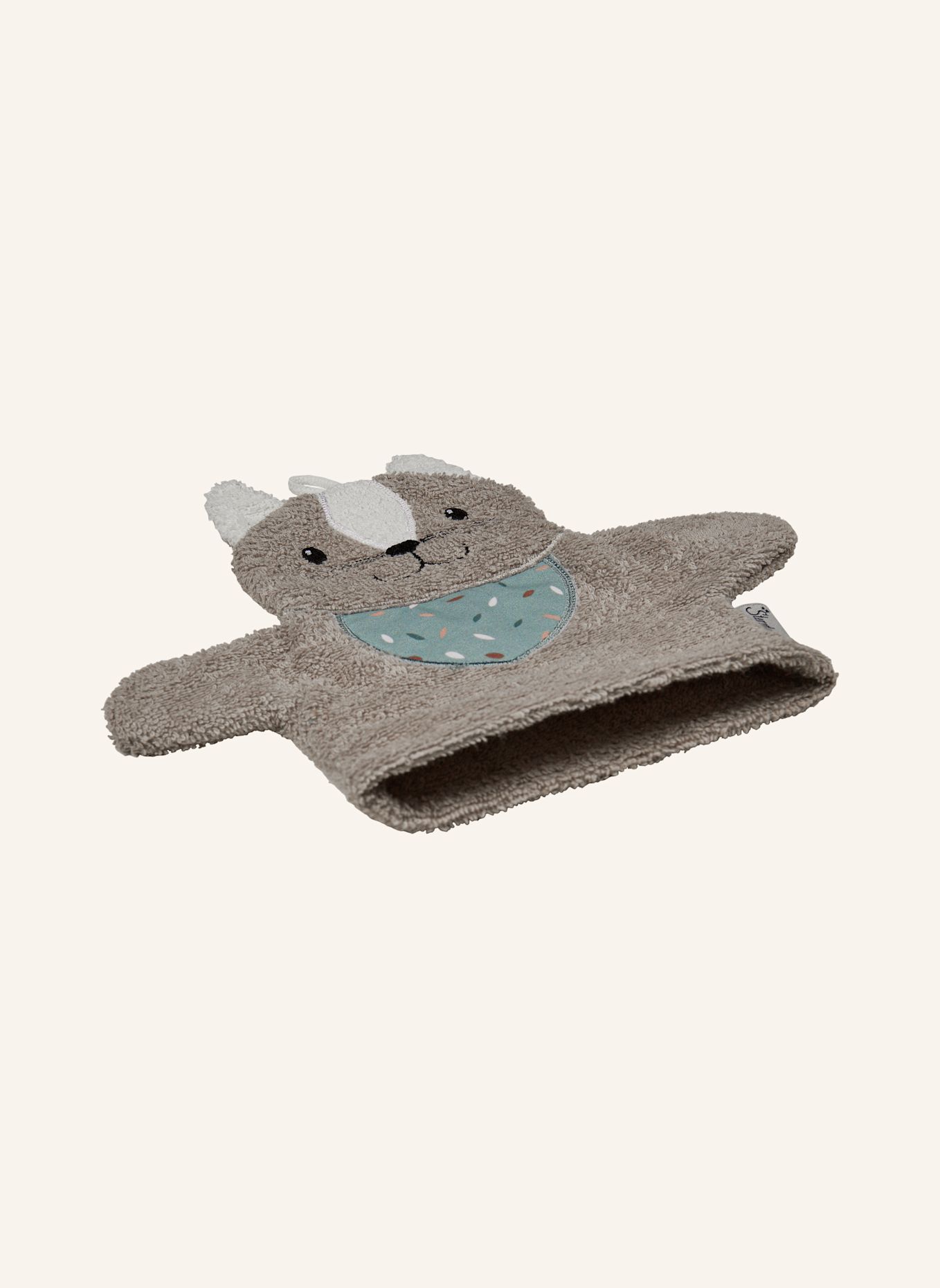 Sterntaler Waschhandschuh KATZE: GRAU