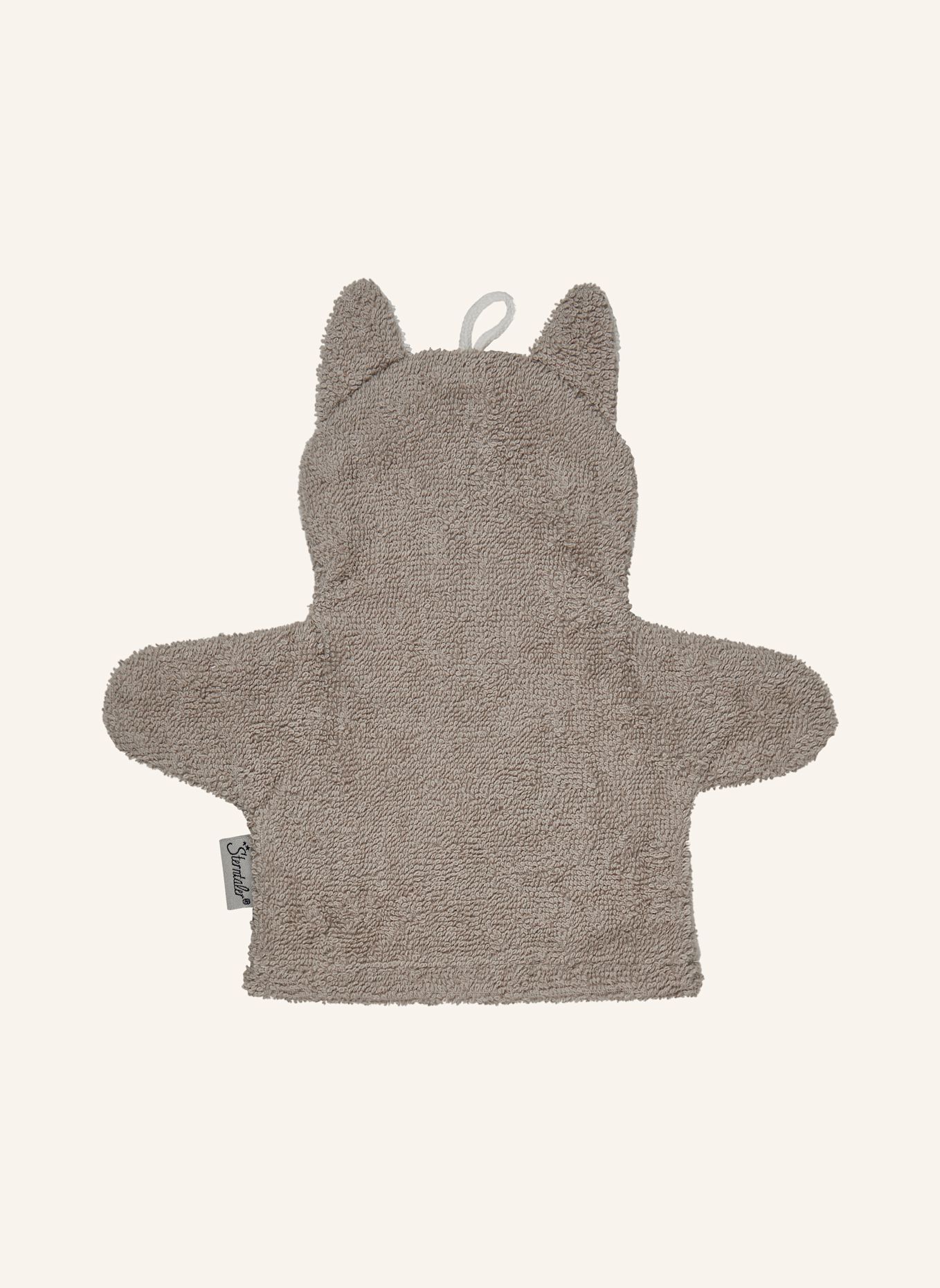 Sterntaler Waschhandschuh KATZE: GRAU