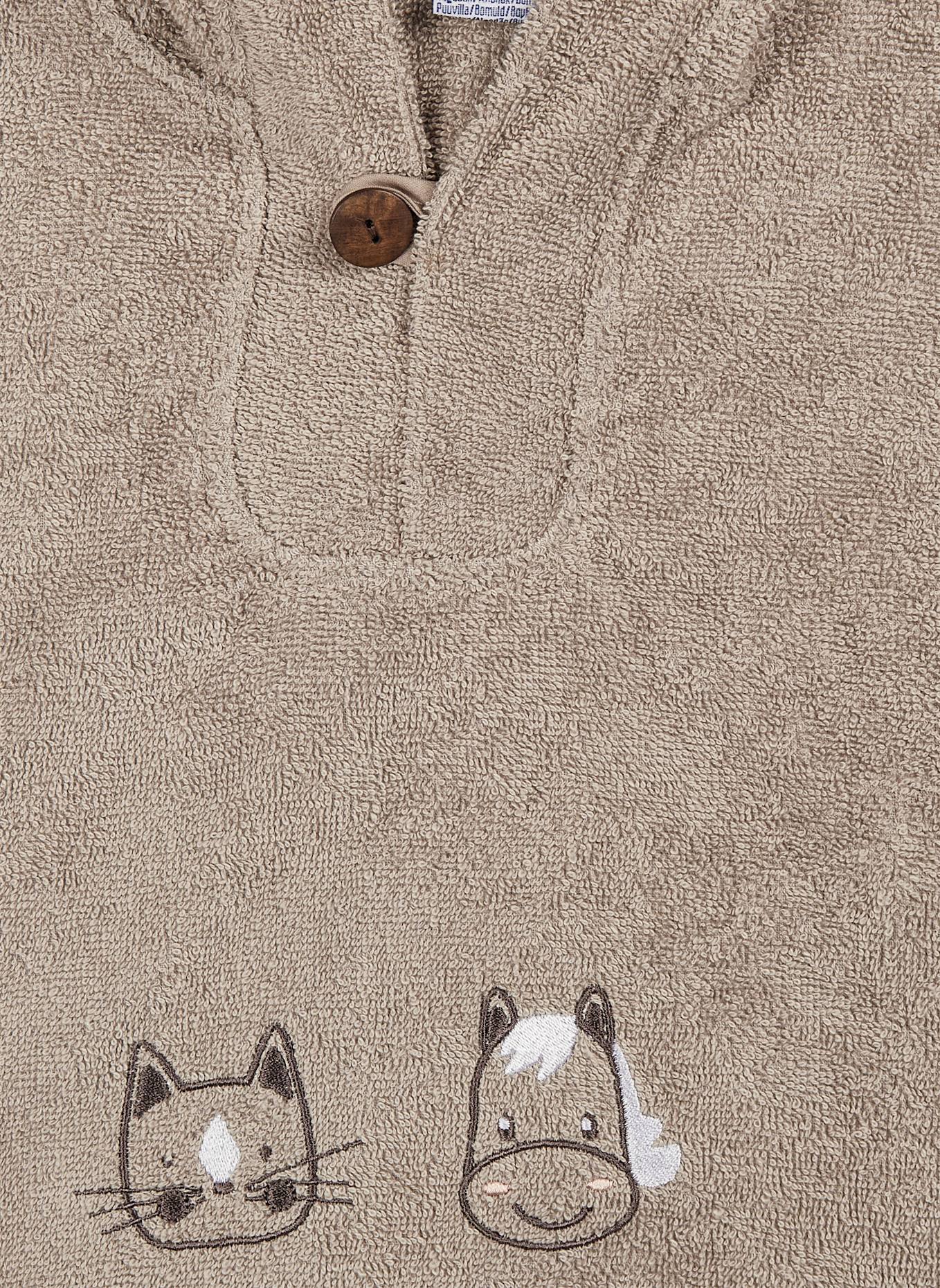 Sterntaler Poncho BAUERNHOF: BEIGE