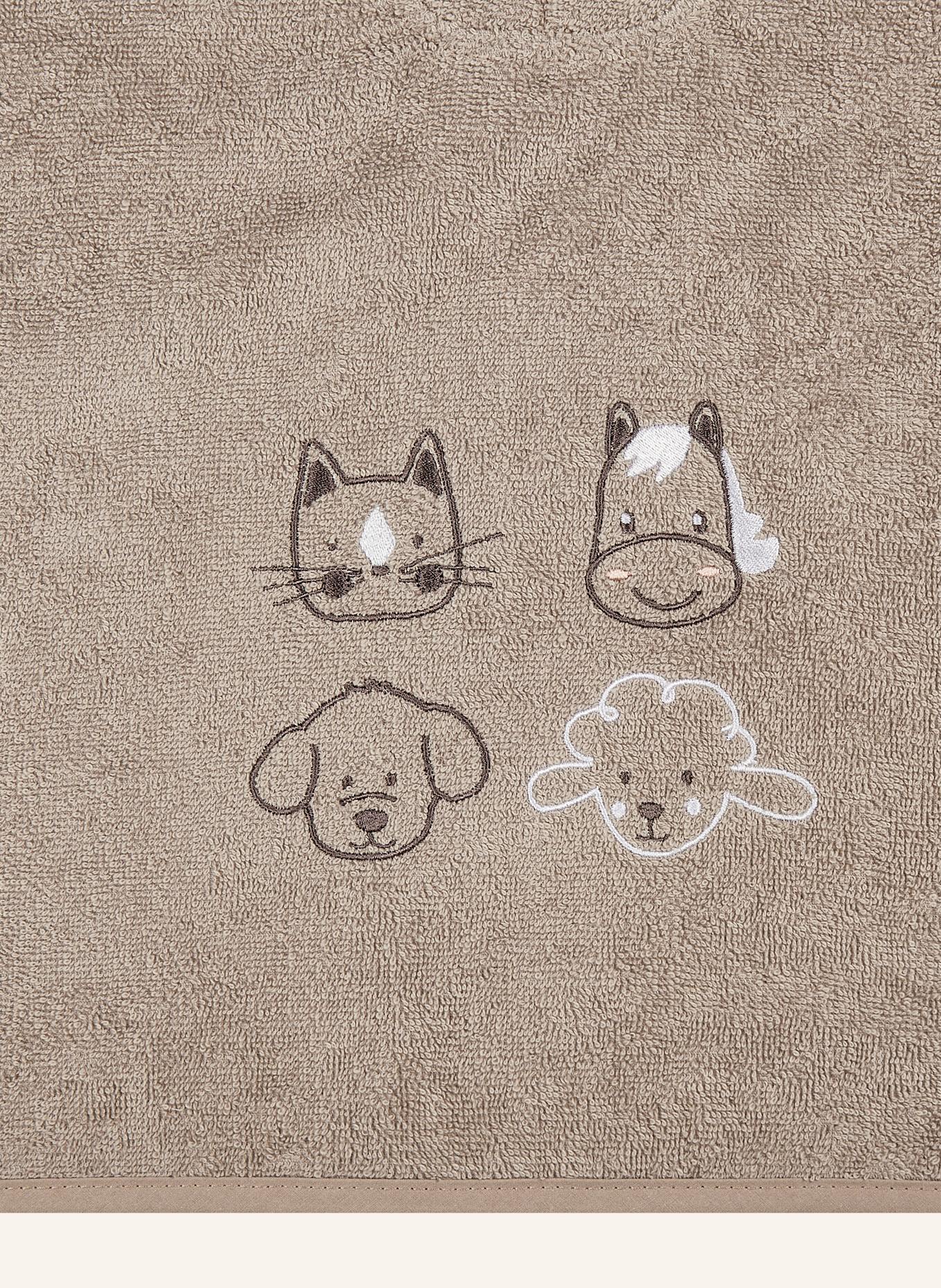 Sterntaler Poncho BAUERNHOF: BEIGE