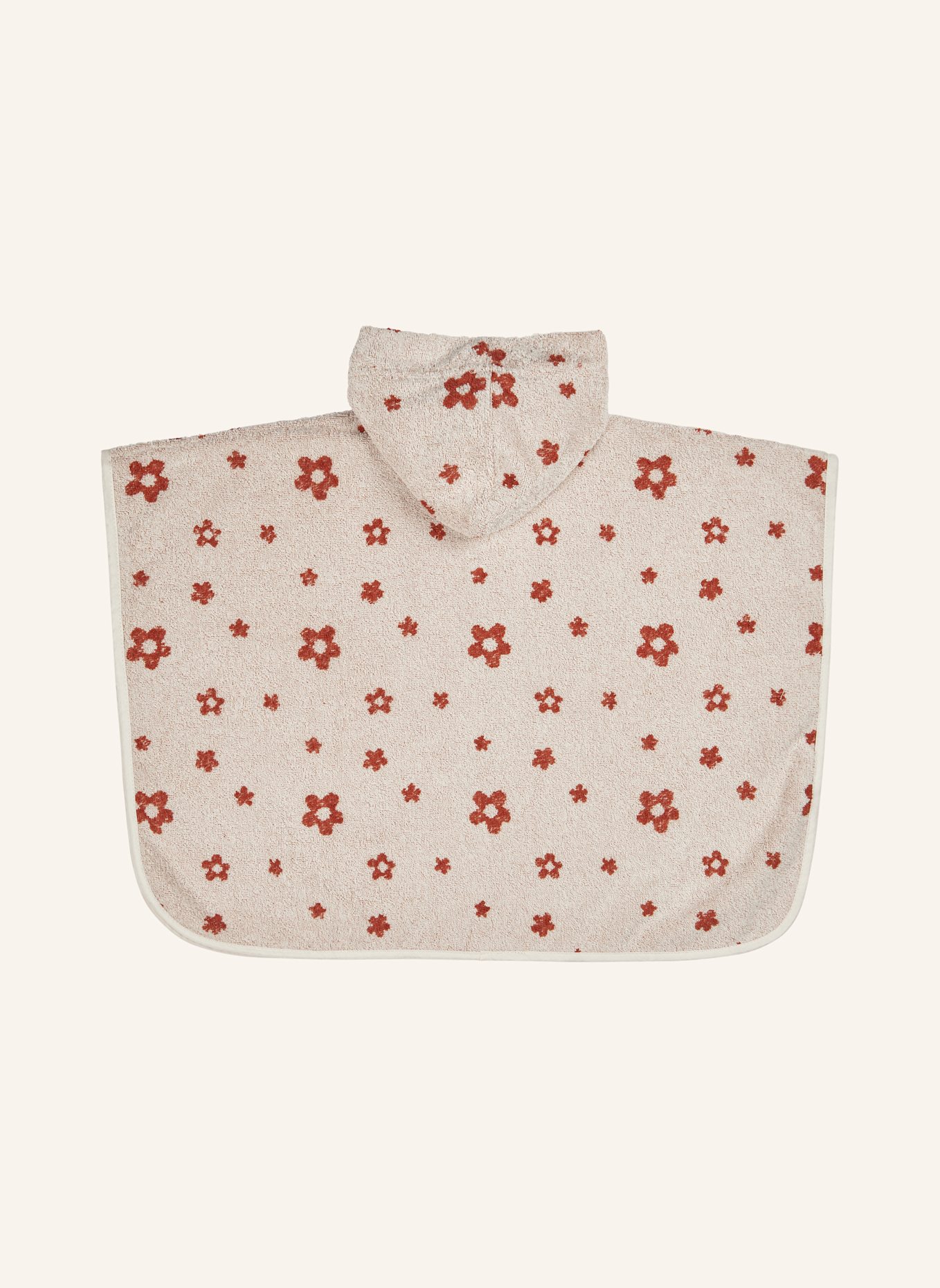 Sterntaler Poncho BAUERNHOF Blumen: BEIGE