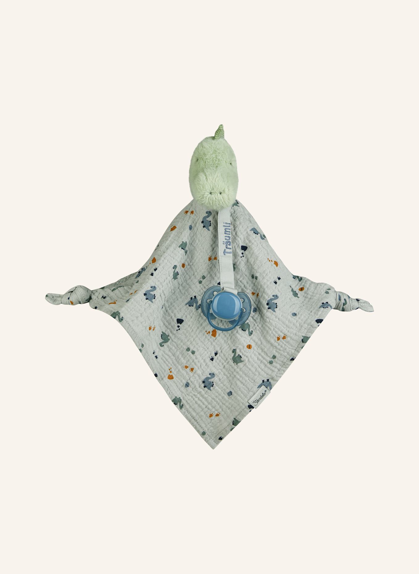 Sterntaler Schmusetuch Träumli DINO Rexi: HELLBLAU