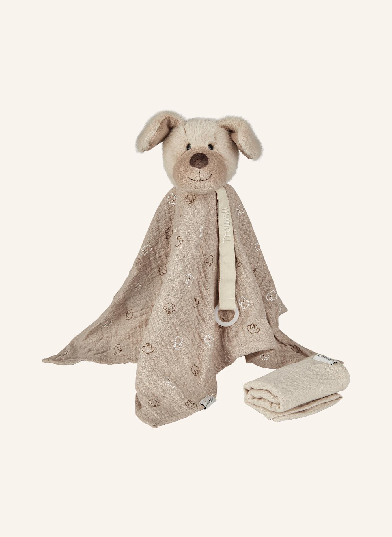 Sterntaler Schmusetuch Träumli HUND Lucky: BEIGE