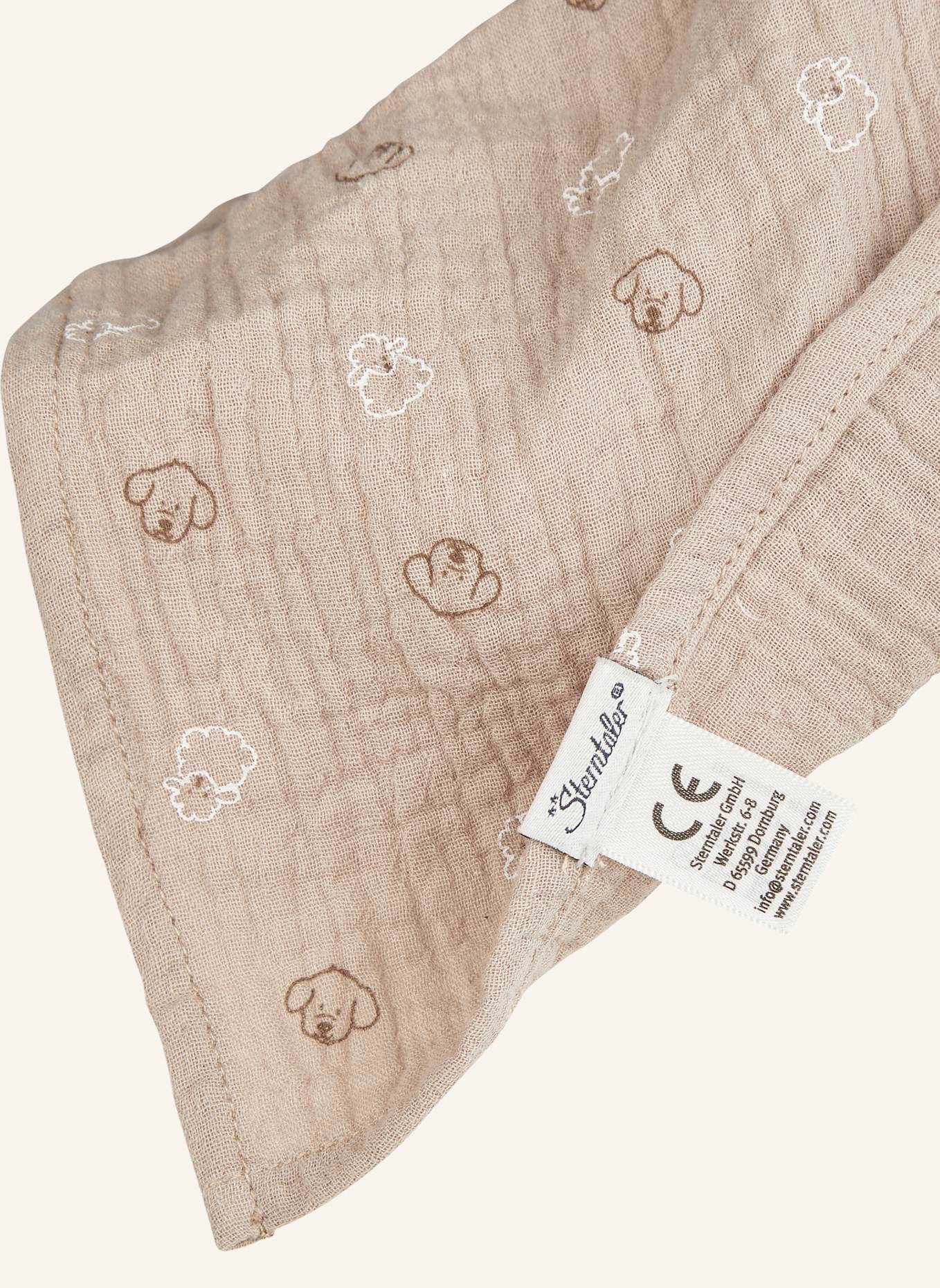 Sterntaler Schmusetuch Träumli HUND Lucky: BEIGE