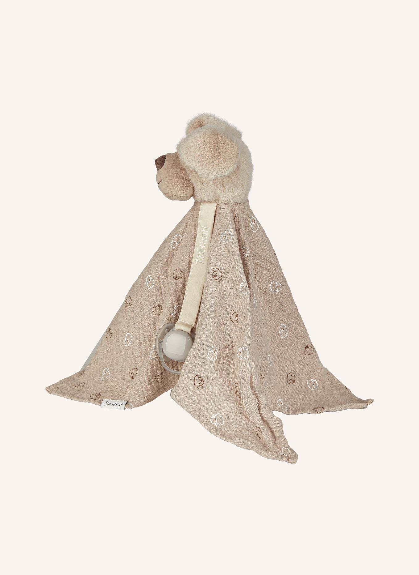 Sterntaler Schmusetuch Träumli HUND Lucky: BEIGE