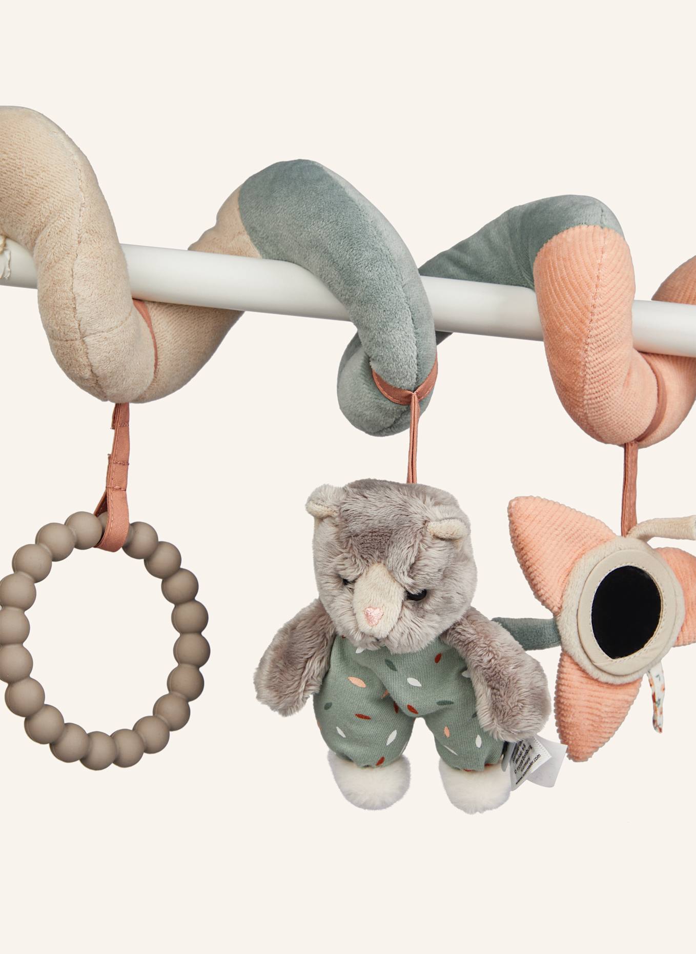 Sterntaler Spielzeugspirale Katze: WEISS