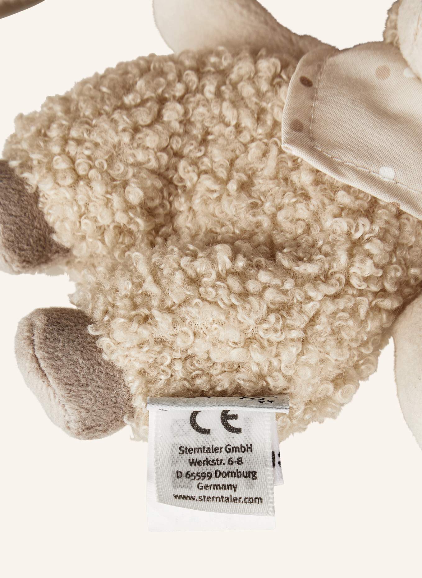 Sterntaler Spielzeugspirale SCHAF Flocke: BEIGE