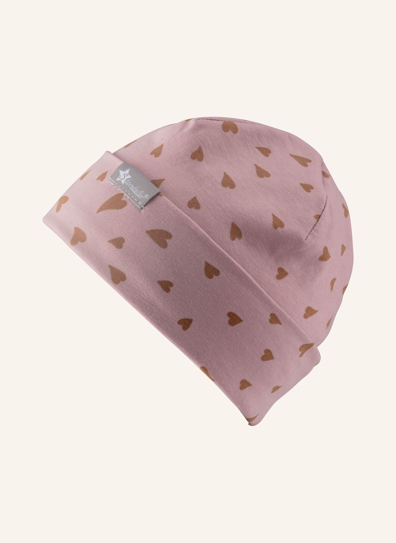 Sterntaler Beanie Herzen: ROSA