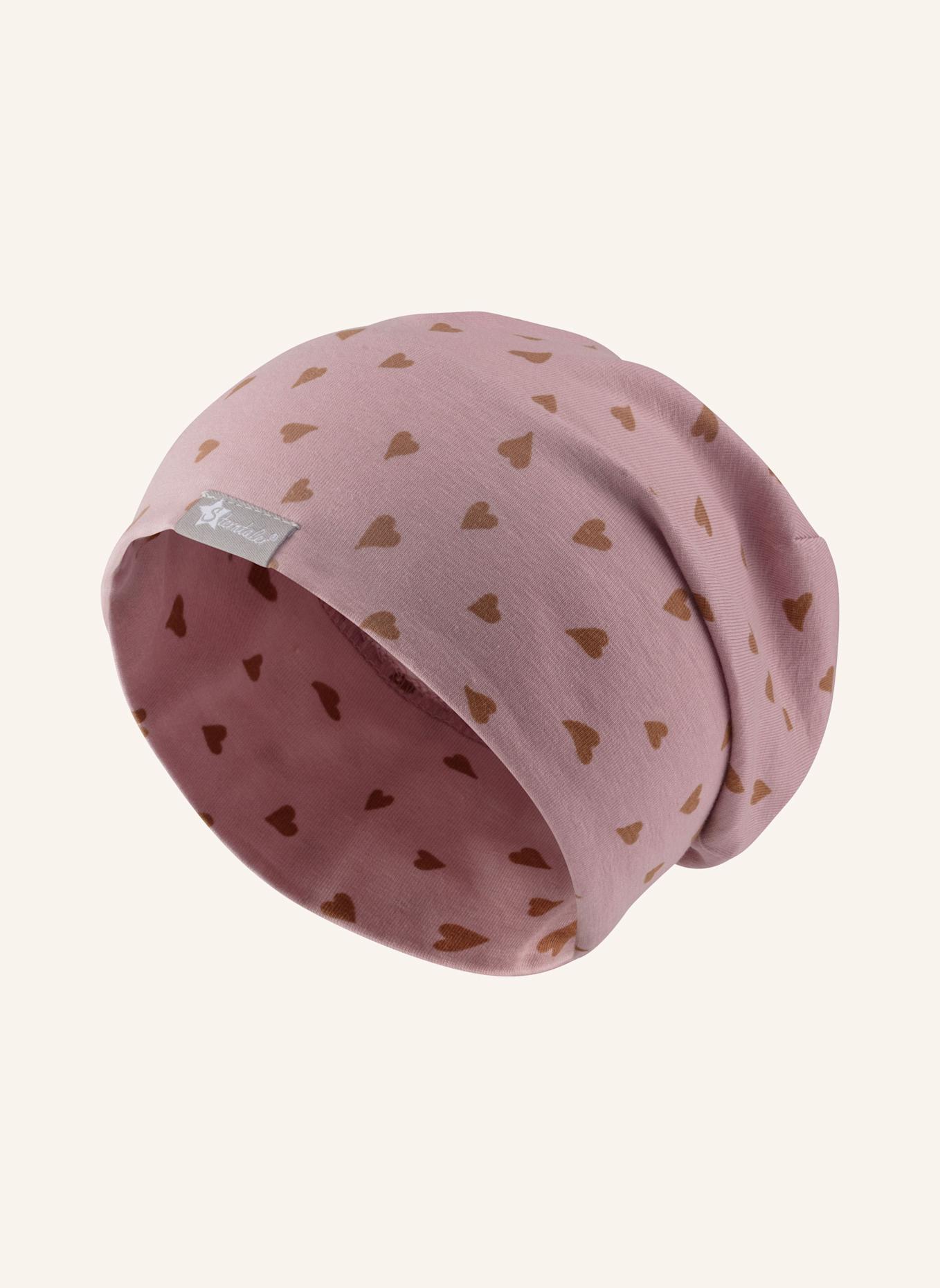 Sterntaler Beanie Herzen: ROSA