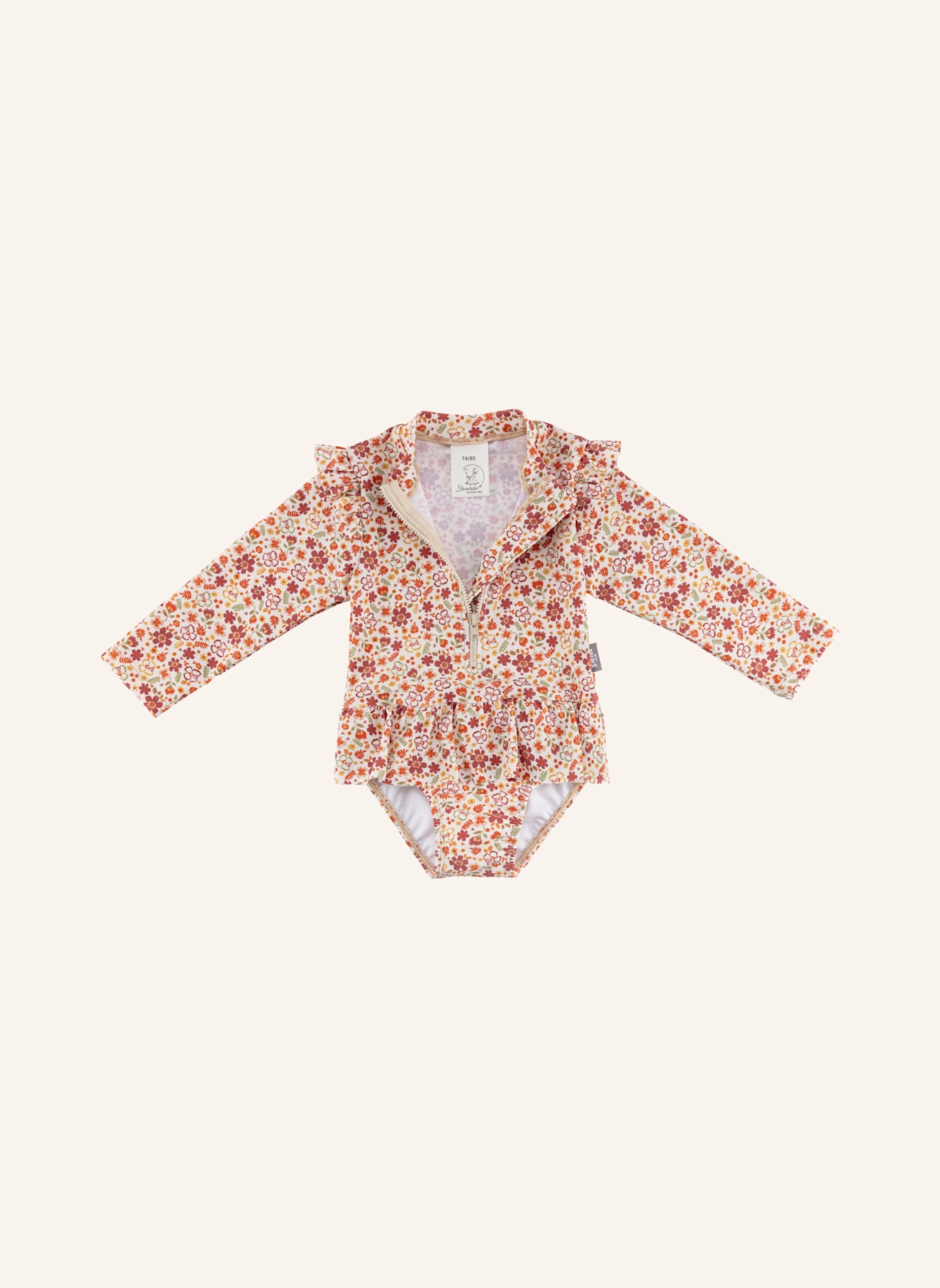 Sterntaler Badeanzug Blumen: BEIGE