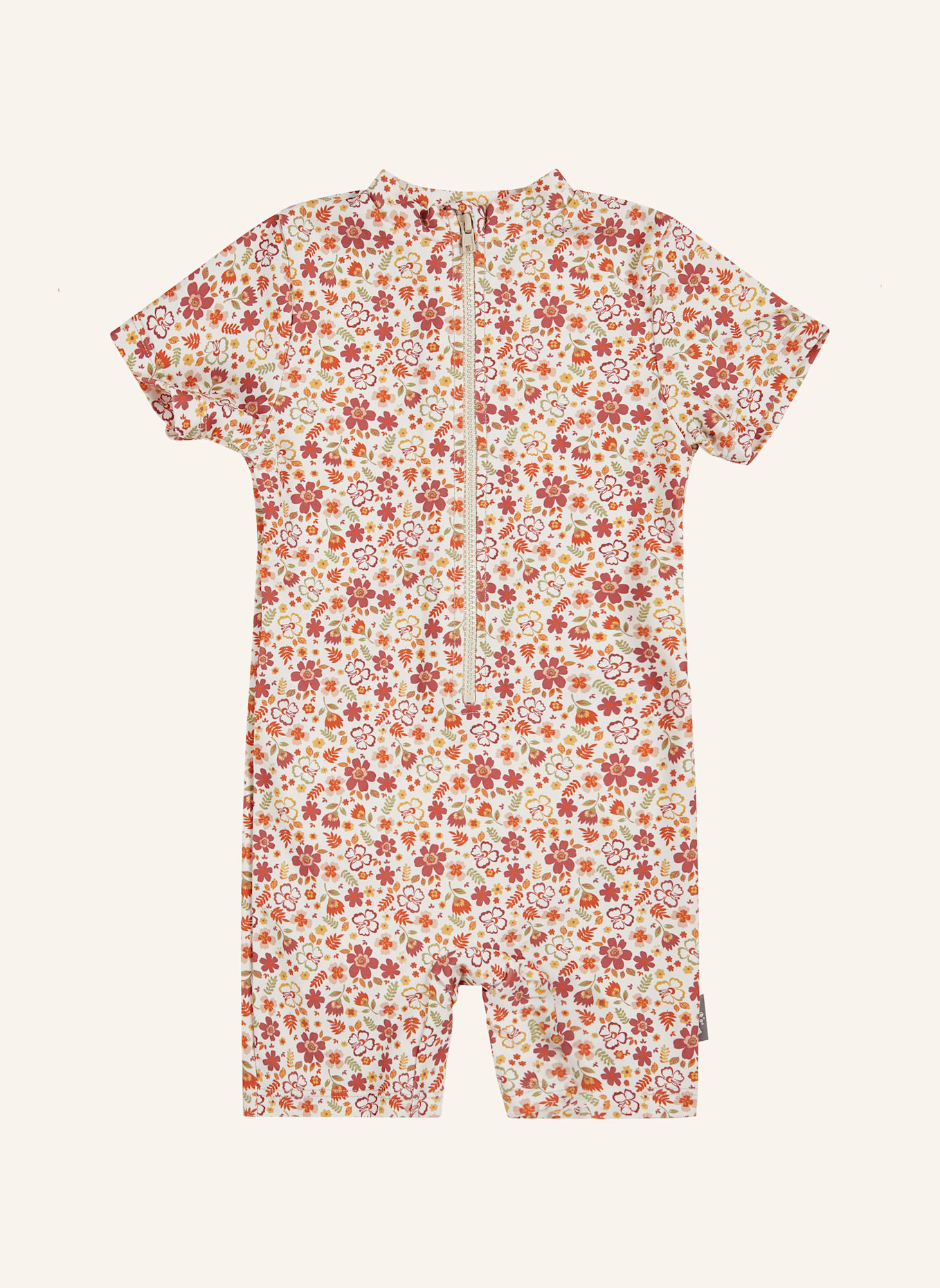 Sterntaler Schwimmanzug Blumen: BEIGE