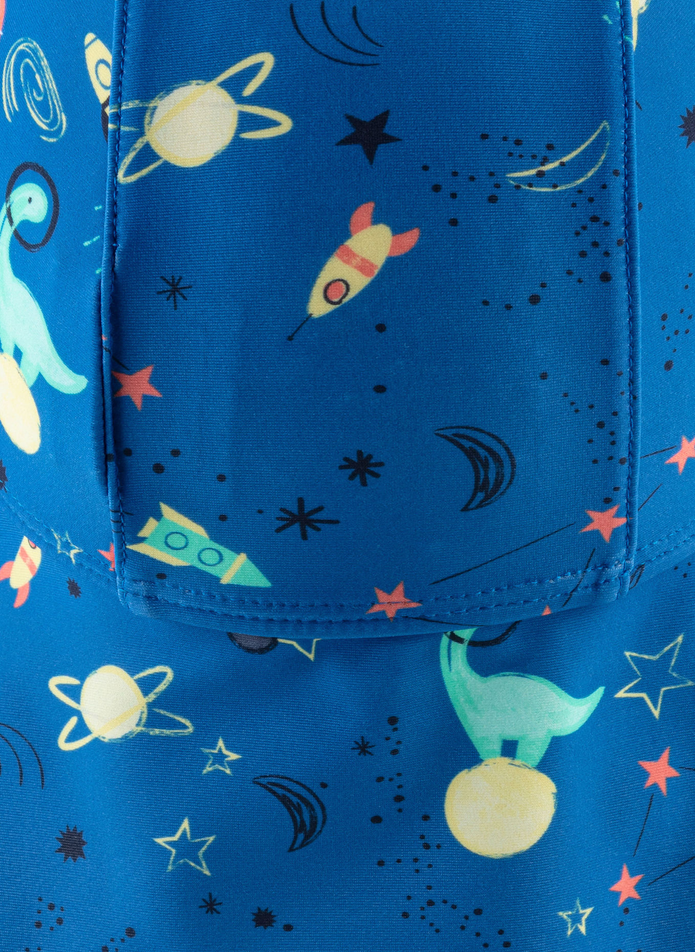 Sterntaler Schirmmütze mit Nackenschutz Weltraum: BLAU