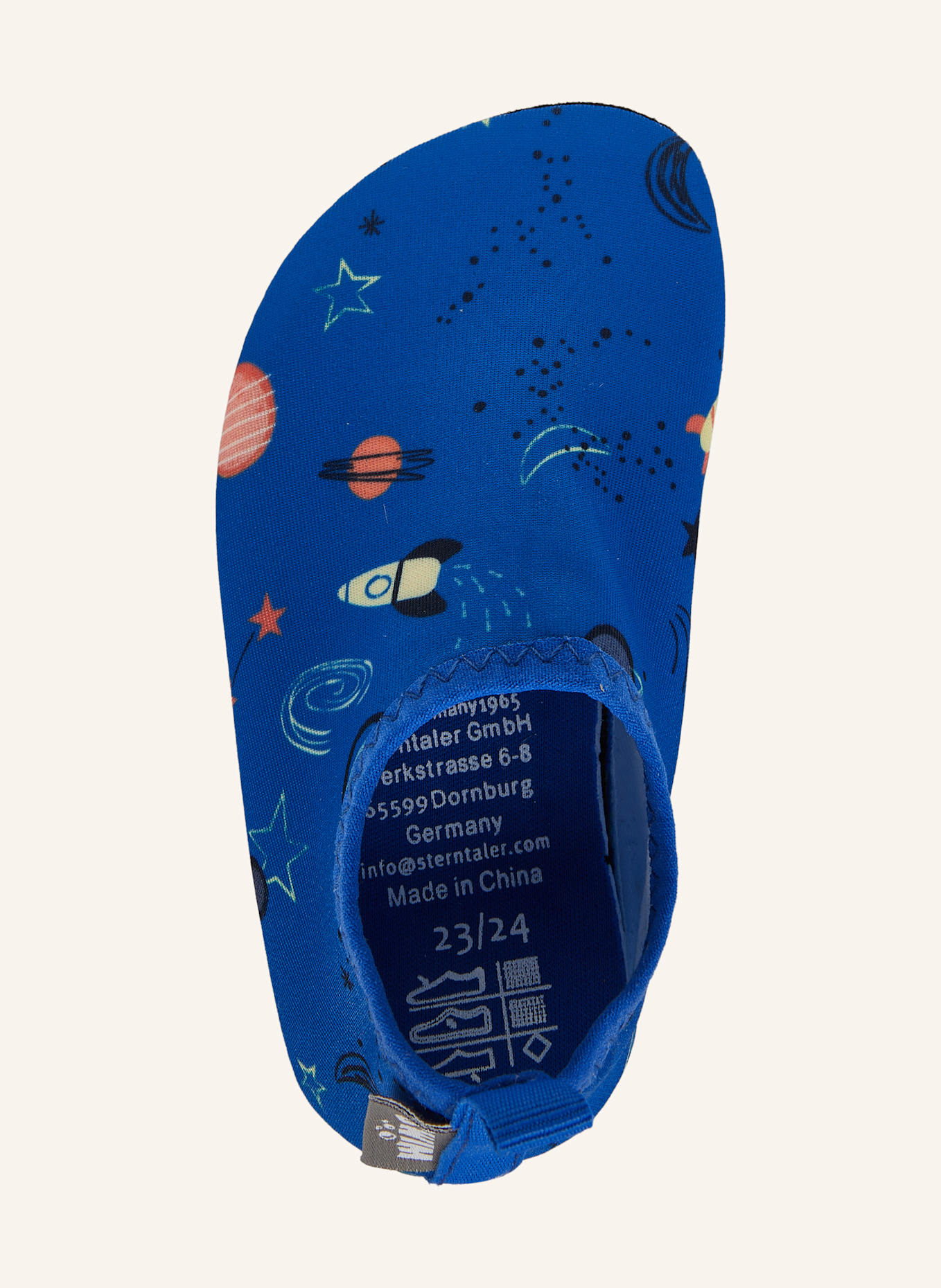 Sterntaler Badeschuhe Weltraum: BLAU