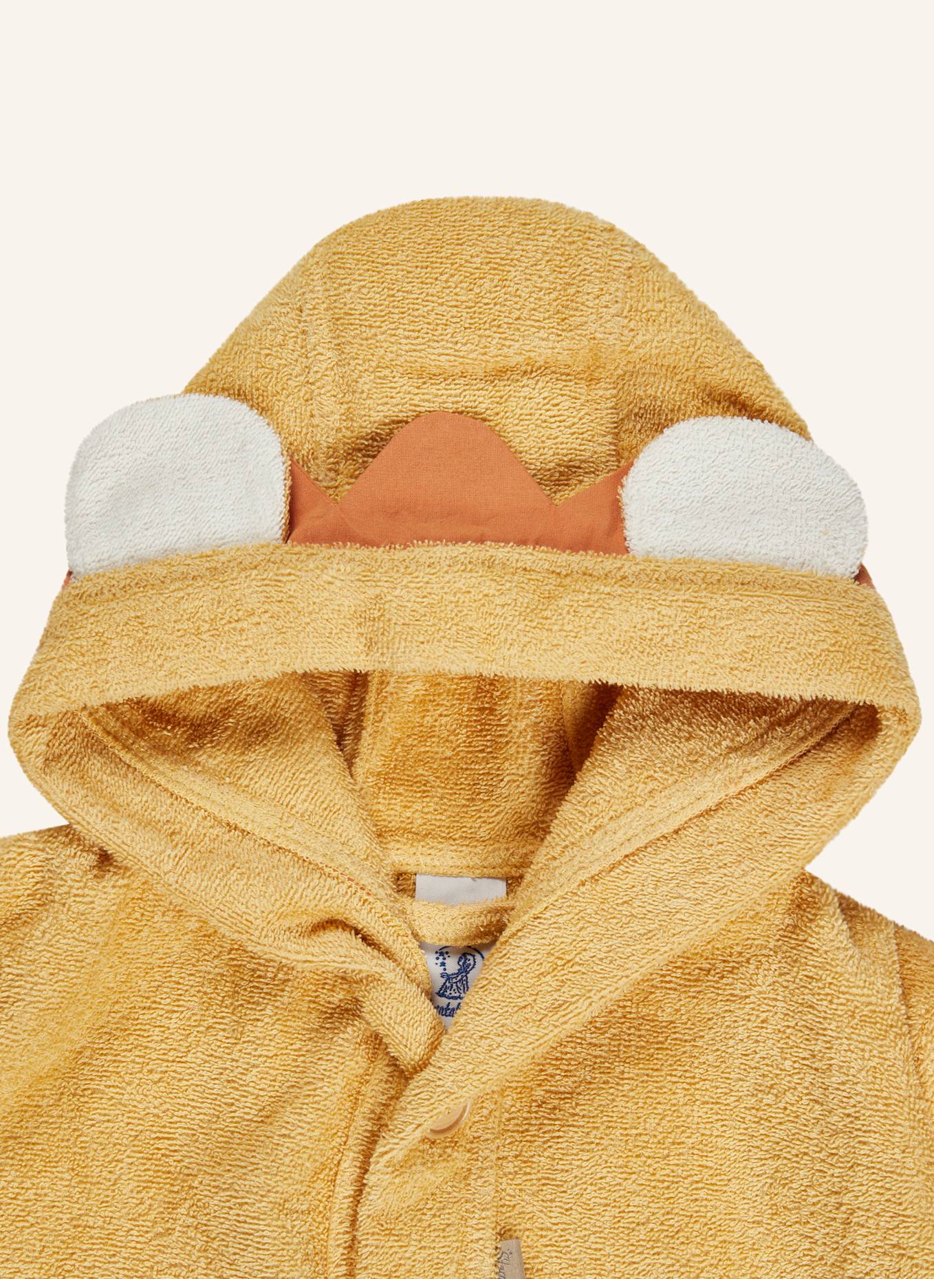 Sterntaler Bademantel LÖWE Leo: GELB