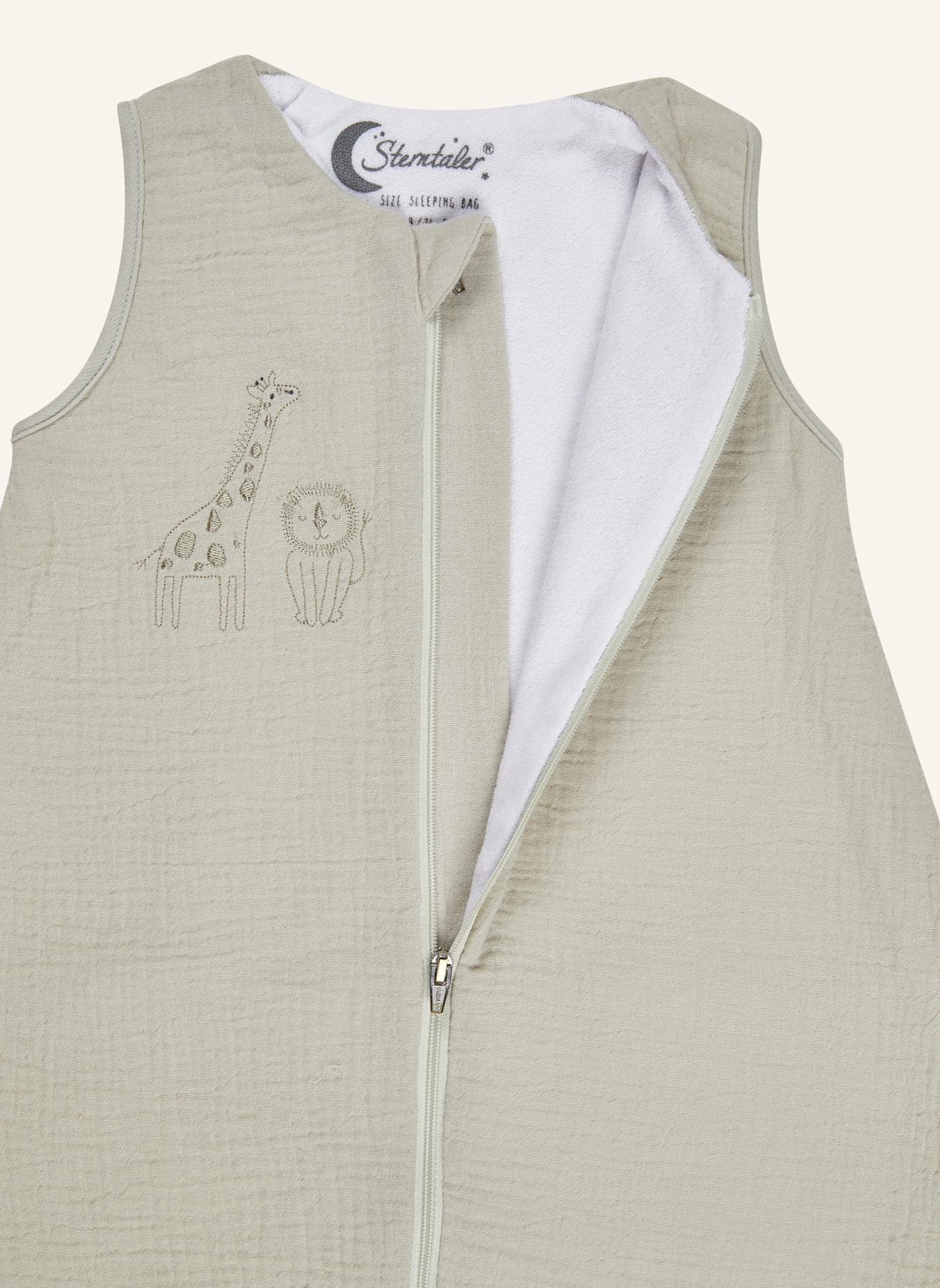 Sterntaler Schlafsack mit Beinen 92/98 Safari: GRÜN