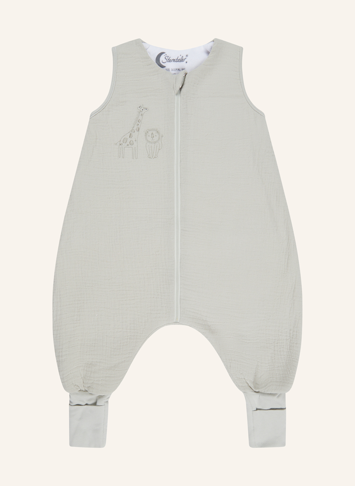 Sterntaler Schlafsack mit Beinen 92/98 Safari: GRÜN