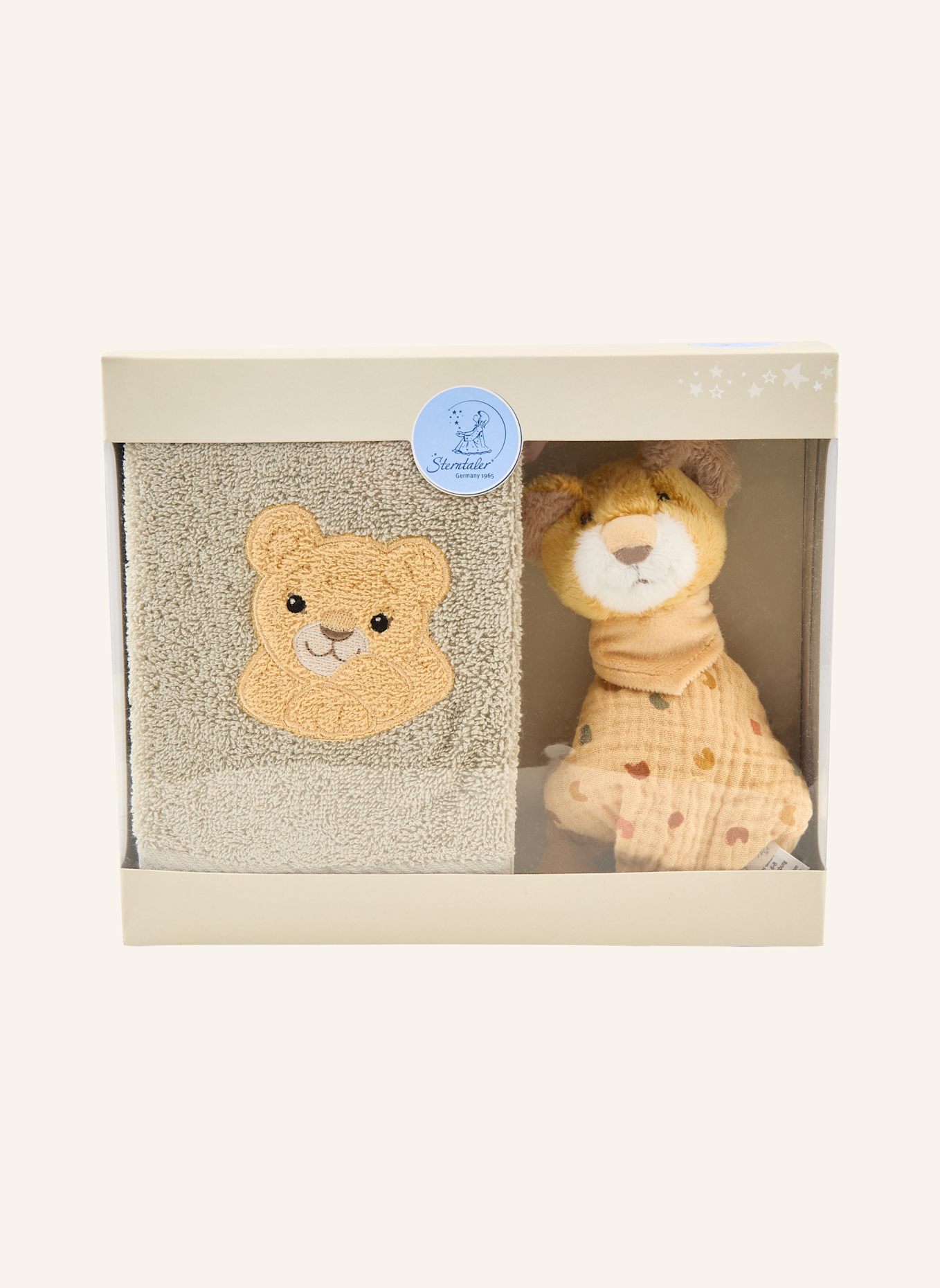 Sterntaler Geschenkset LÖWE Leo: WEISS